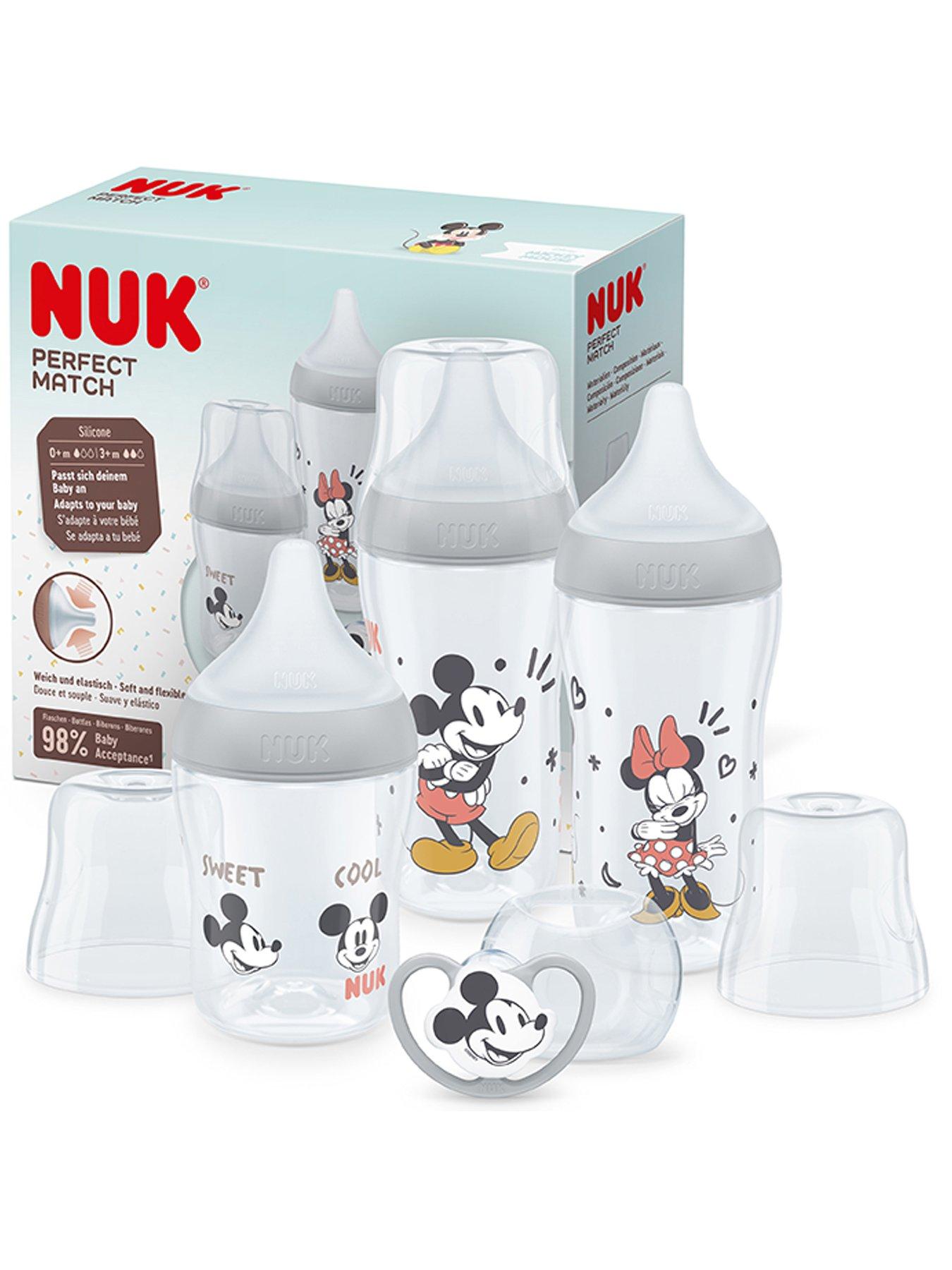 nuk-perfect-match-starter-set-mickey-amp-minnie-mouse-1x-150ml-bottle-2x-260ml-bottles-1x-soother-multi