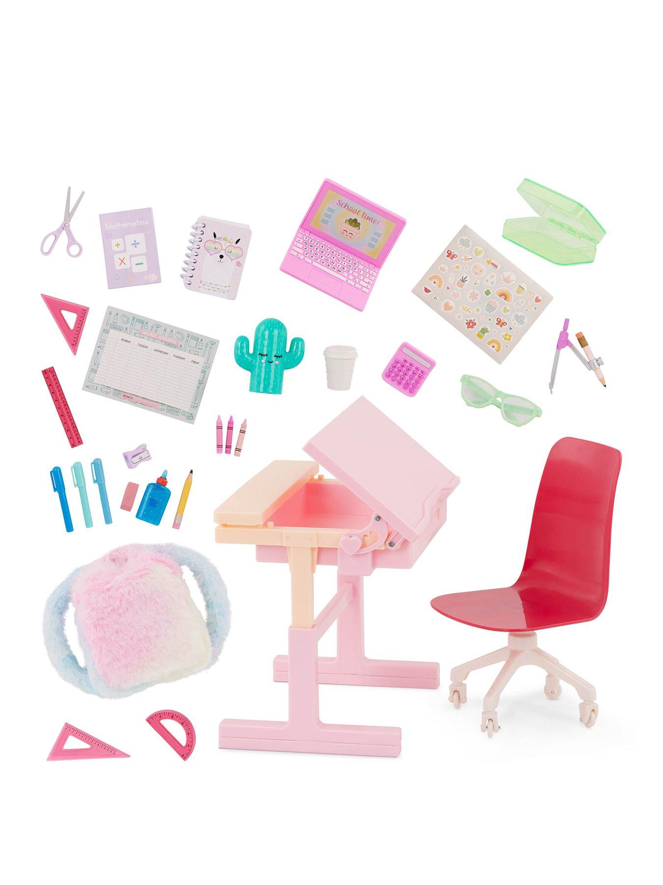 our-generation-school-dreams-tilting-desk-set-for-46cm-dolls