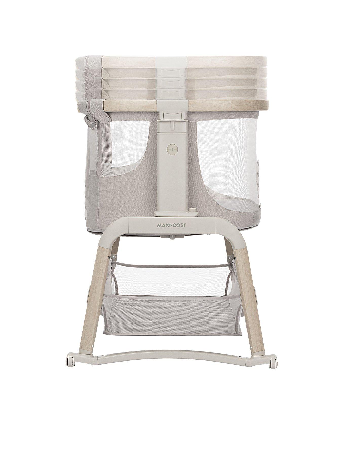 Image 5 of 8 of Maxi-Cosi Iora Air Co-Sleeper Rocking and Adjustable Bedside Crib - Classic Beige