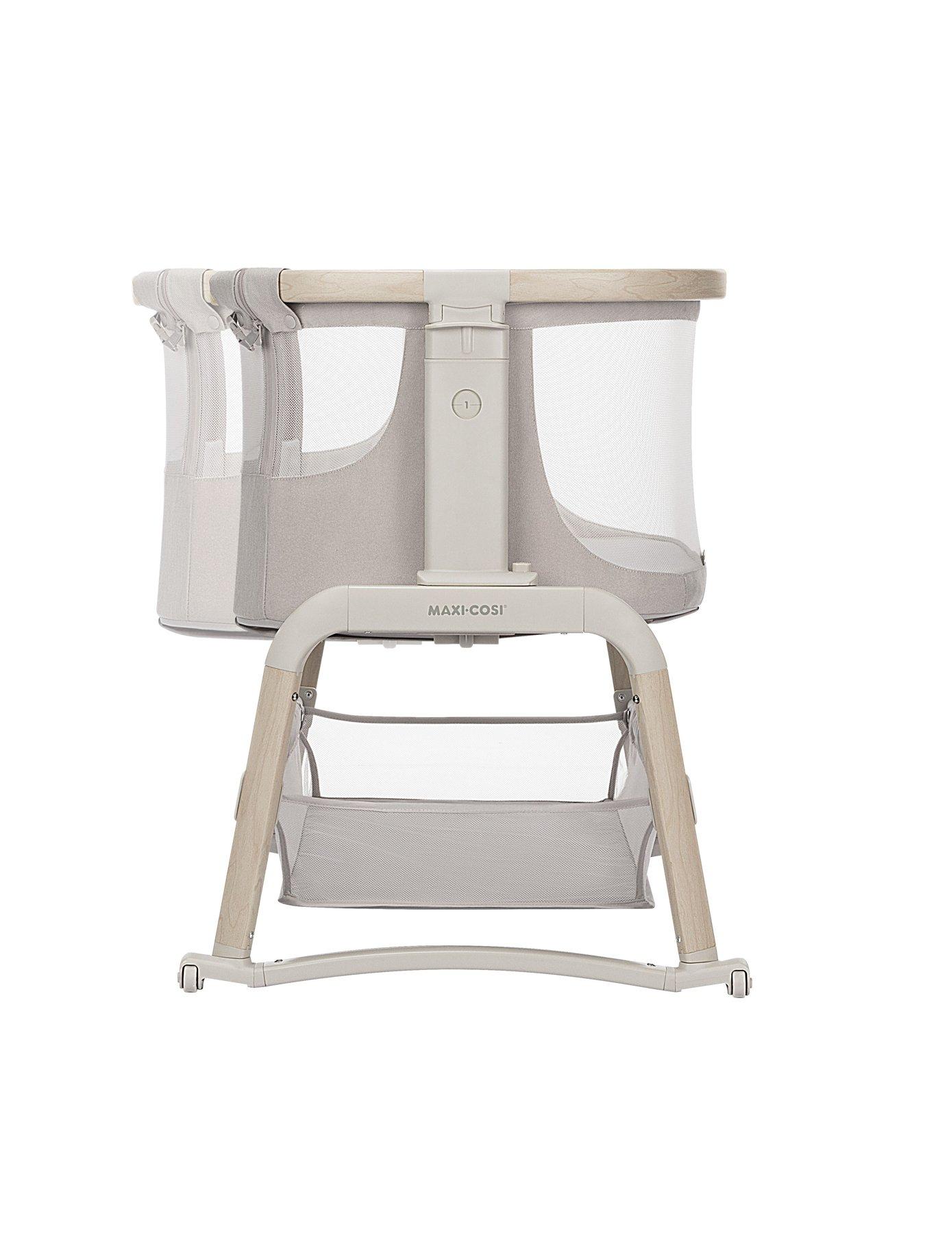 Image 6 of 8 of Maxi-Cosi Iora Air Co-Sleeper Rocking and Adjustable Bedside Crib - Classic Beige