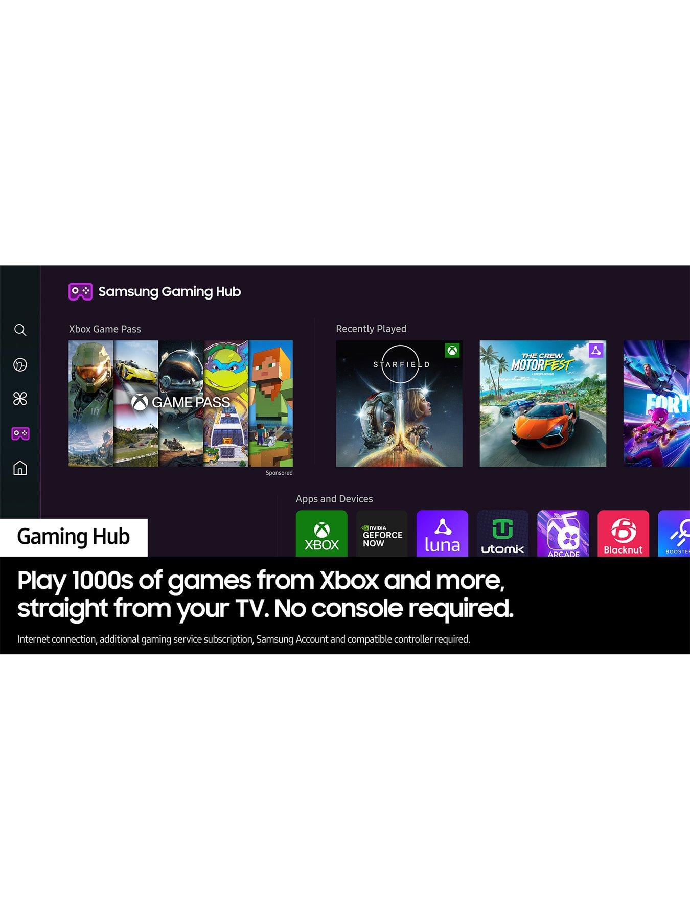 Image 4 of 5 of Samsung CU7020&nbsp;43-inch&nbsp;Crystal UHD, Object Tracking Sound Lite, Gaming Hub, Crystal Processor 4K, Smart TV powered by Tizen, PurColour