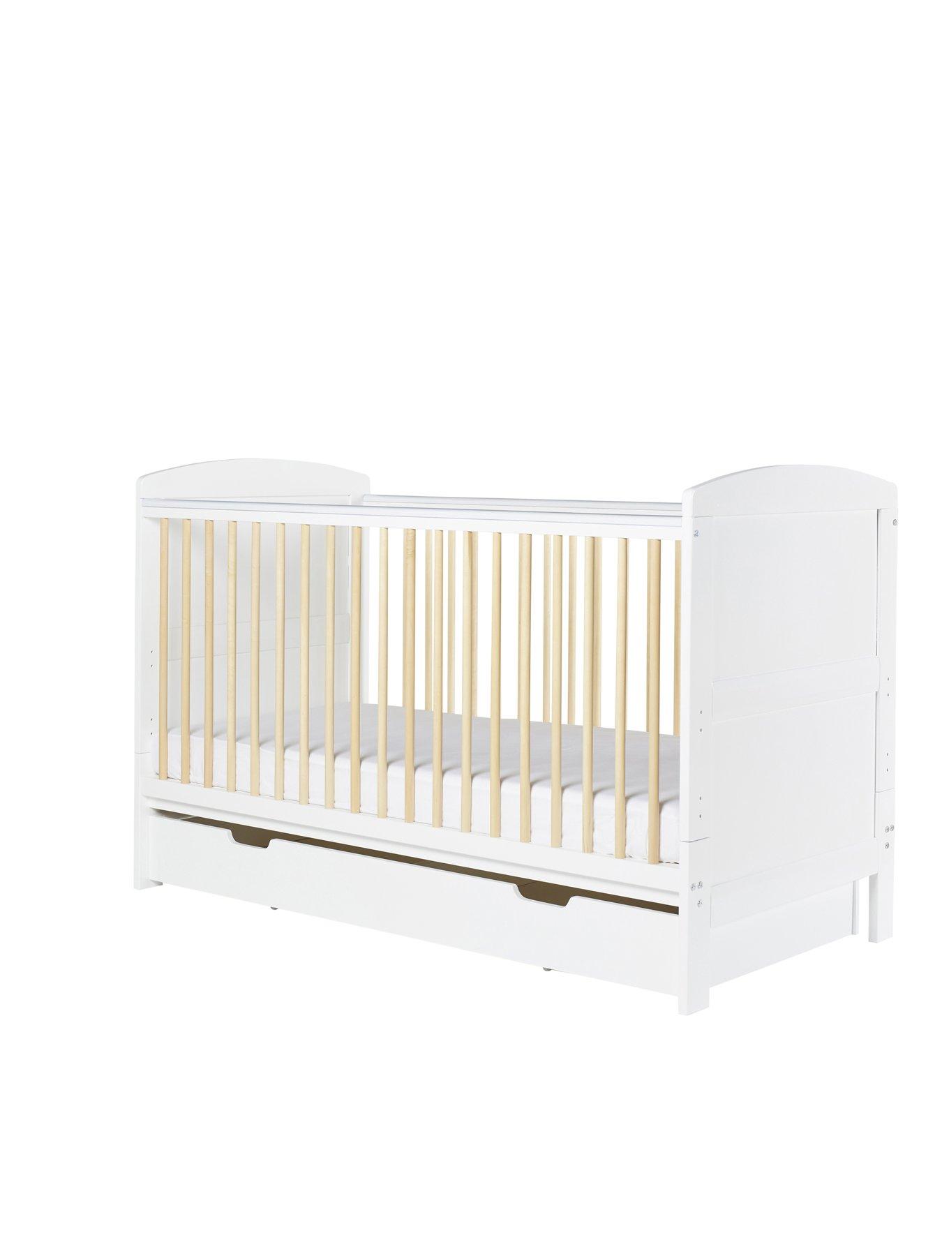 ickle-bubba-coleby-scandi-cot-bed-with-under-drawer-scandi-white