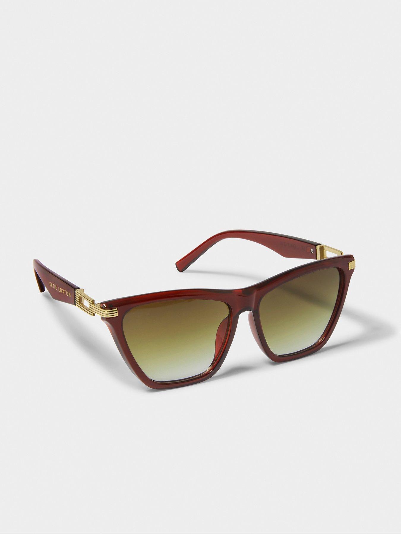 katie-loxton-marbella-cat-eye-sunglasses-brownstillFront