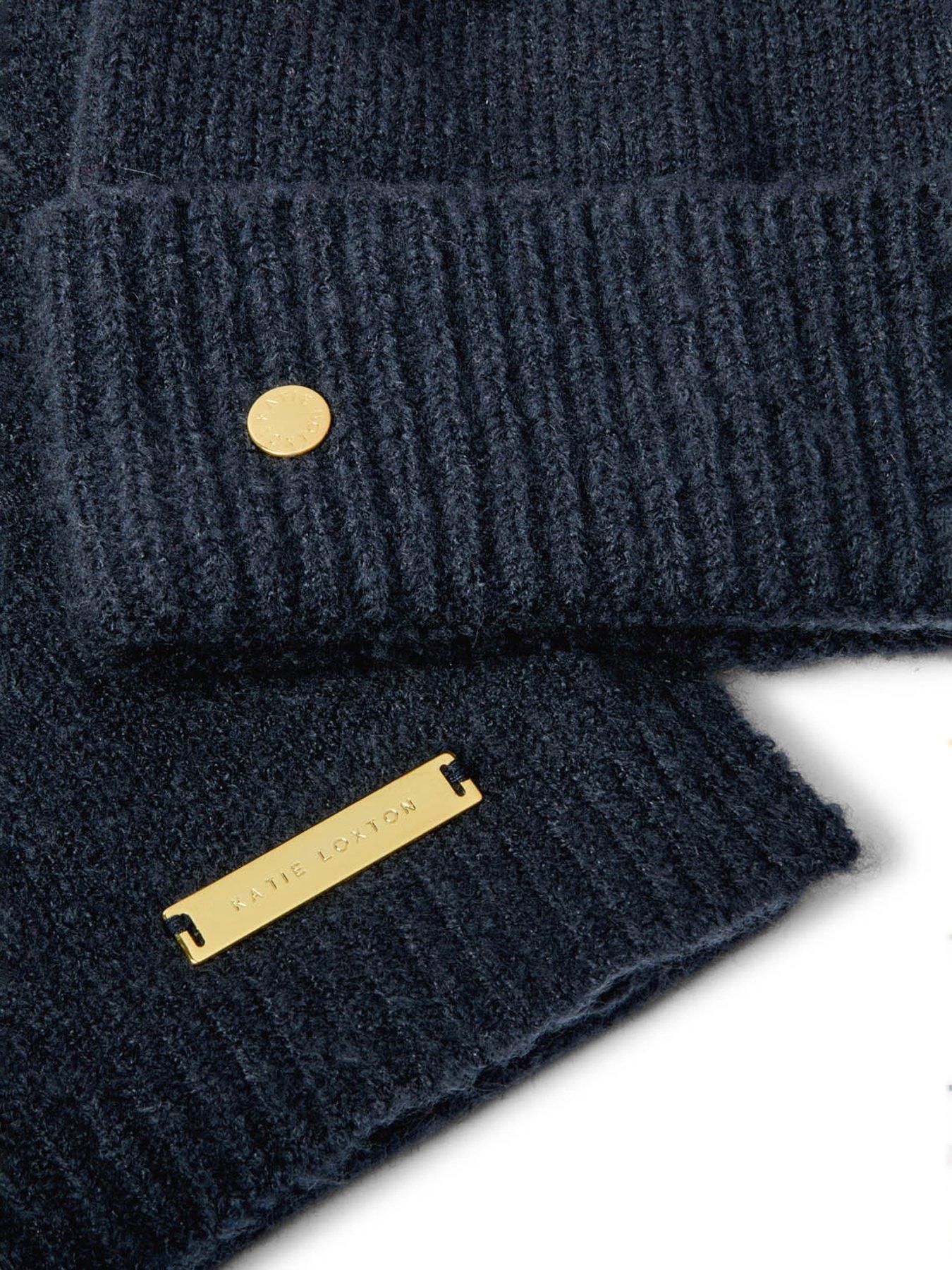 katie-loxton-boxed-fine-knitted-hat-scarf-set-navytanback