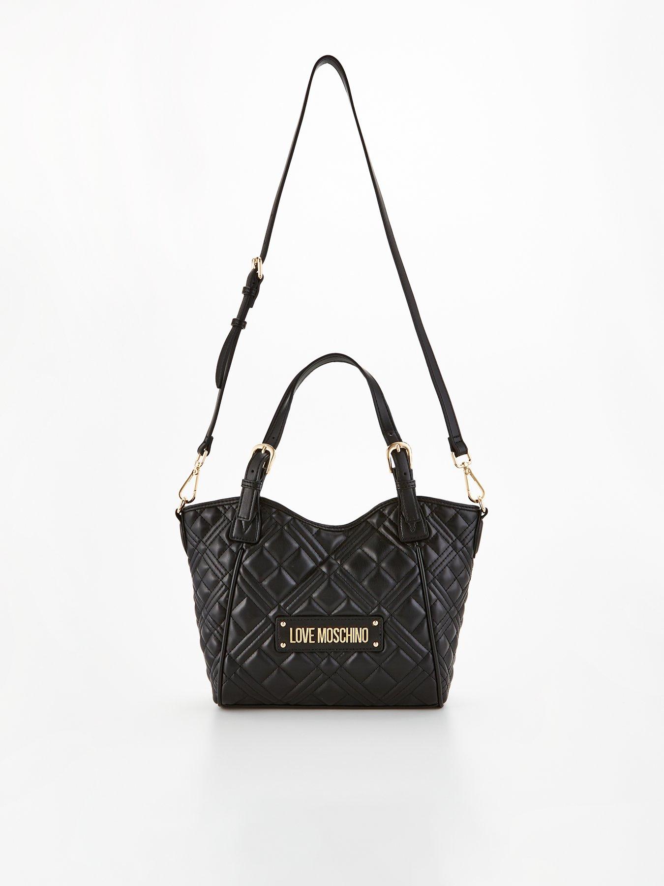 love-moschino-quilted-small-tote-black