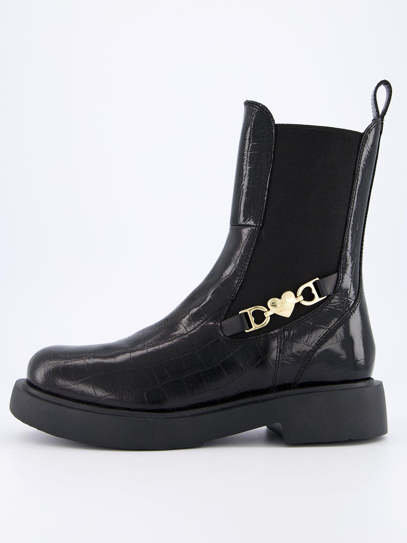 love-moschino-croc-chain-ankle-boot-black