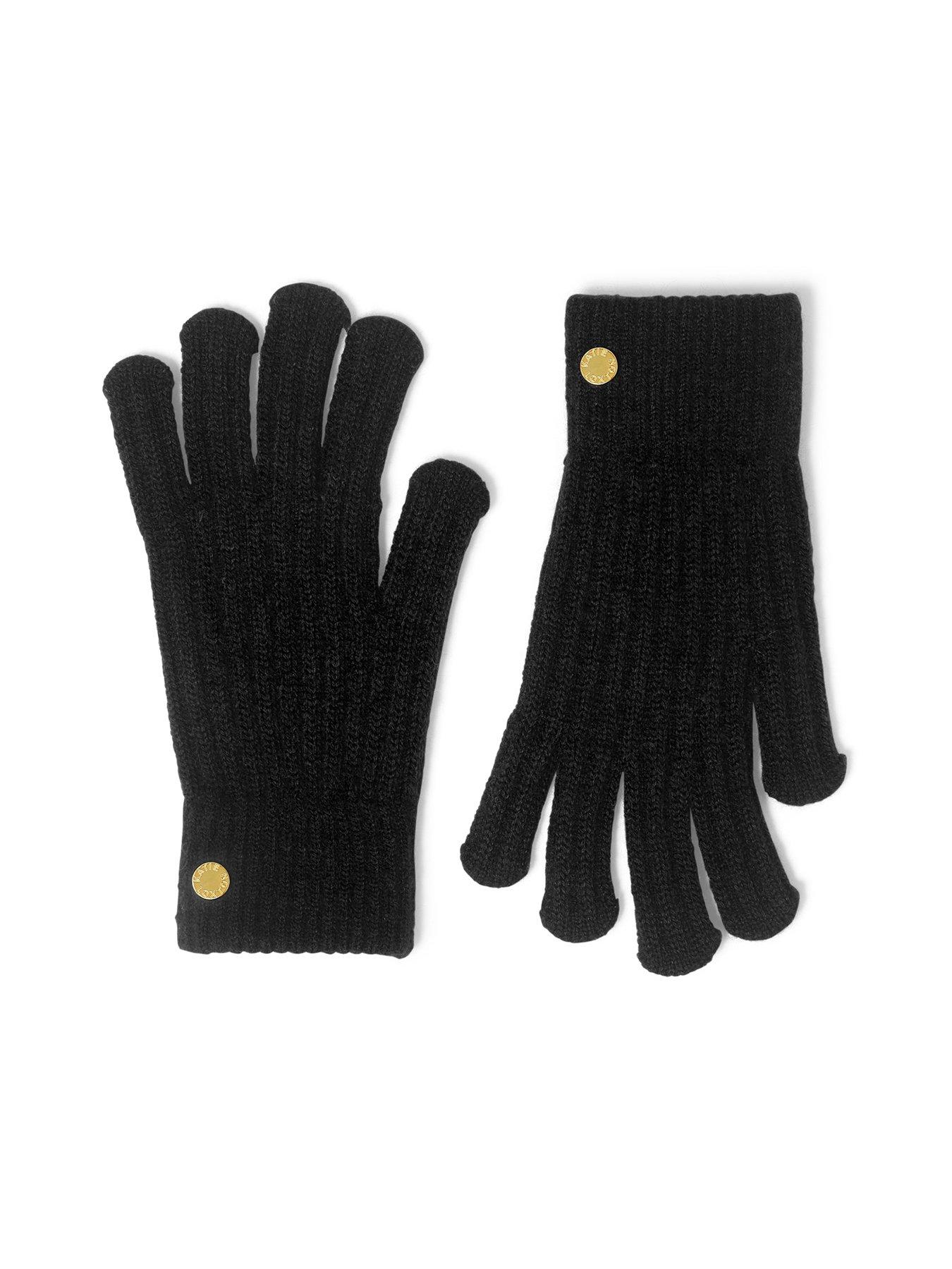 katie-loxton-knitted-gloves-black