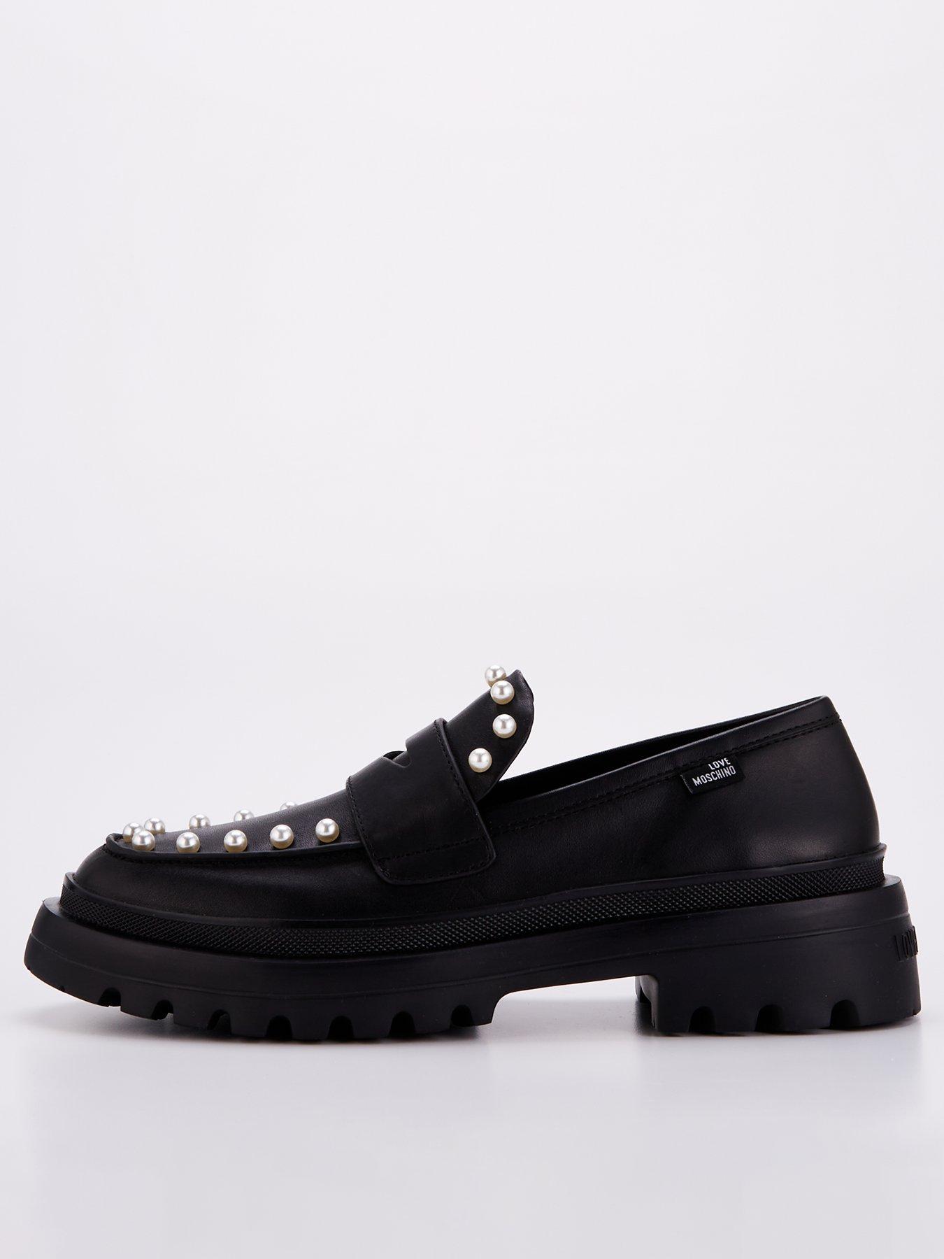 love-moschino-chunky-pearl-loafer-black