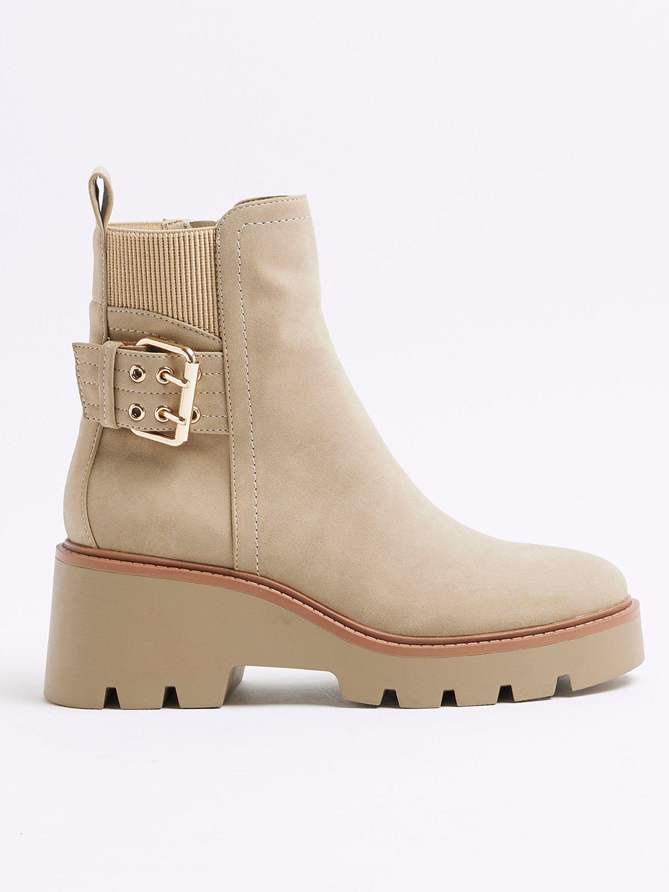 river-island-wide-fit-chelsea-boot-with-buckle-light-beige