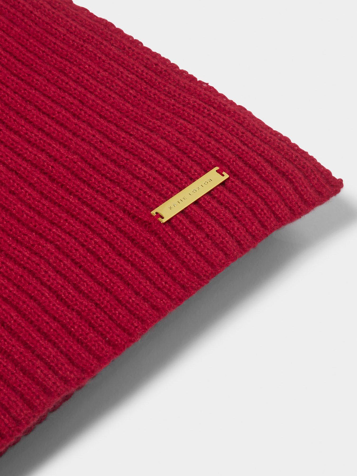 katie-loxton-knitted-scarf-redstillFront