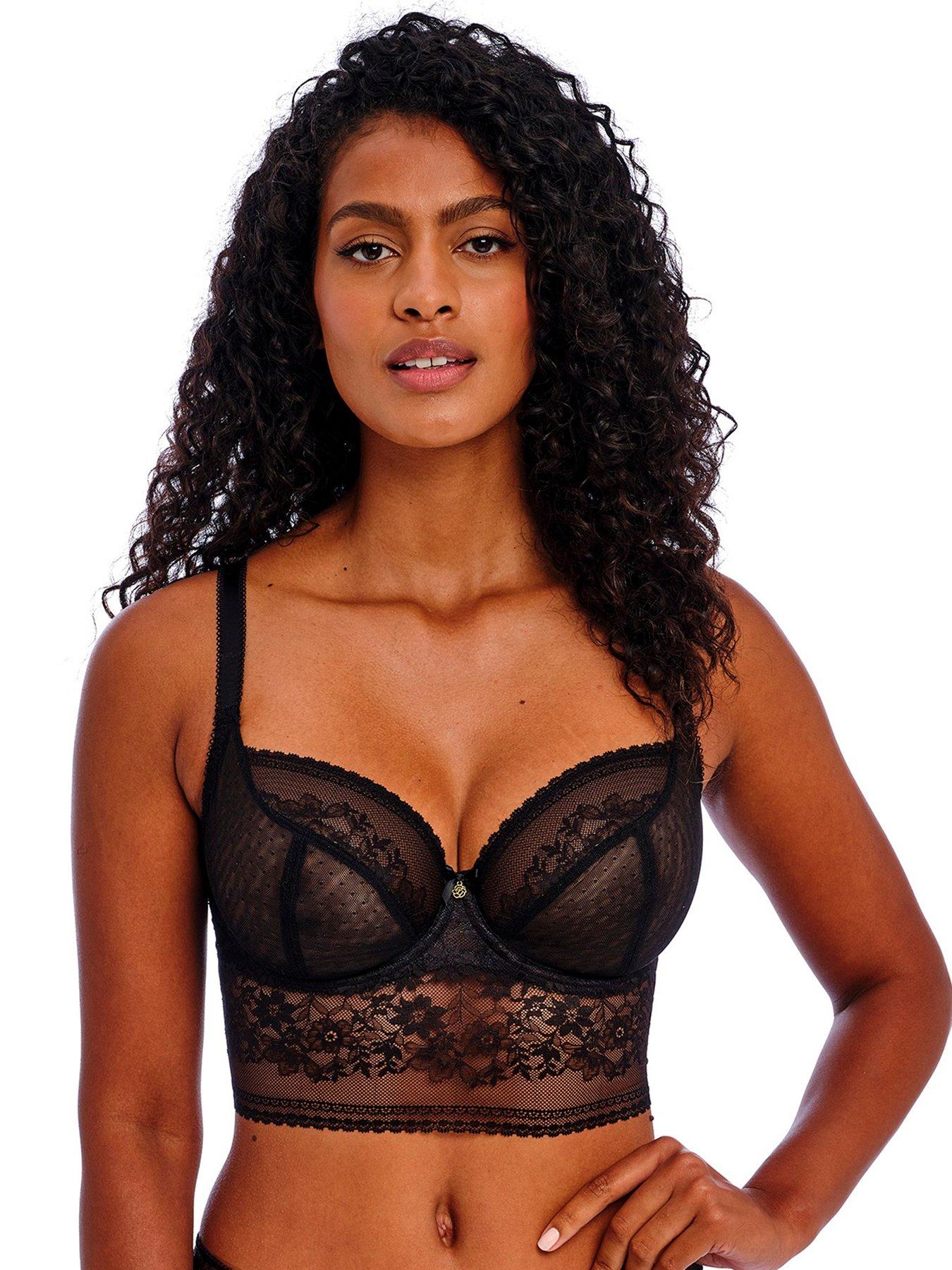 Image of Freya Freya Sydnie Underwired Longline Bra - Black