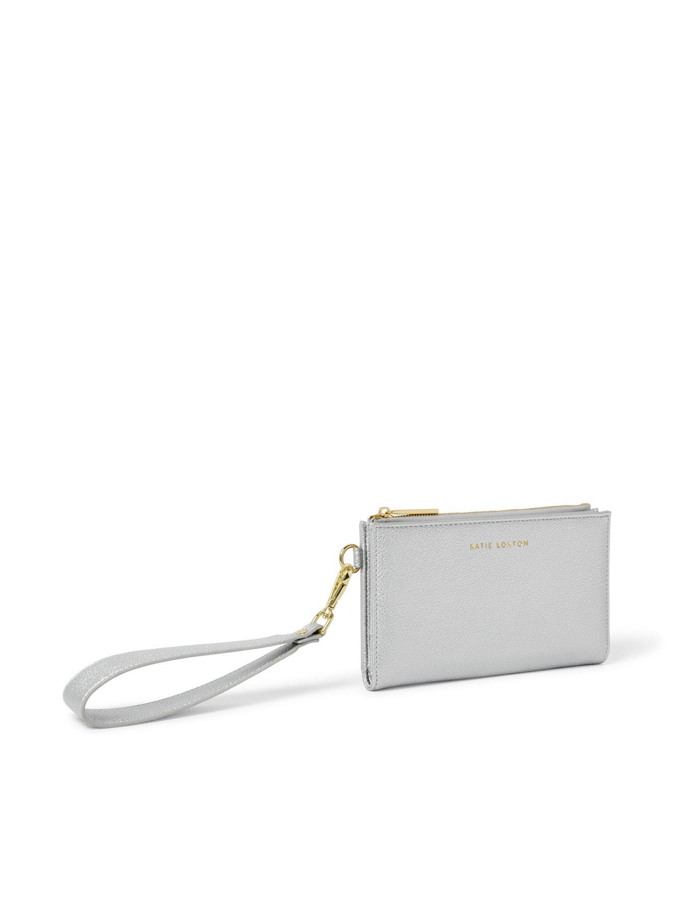 katie-loxton-zana-wristlet-purse-silver