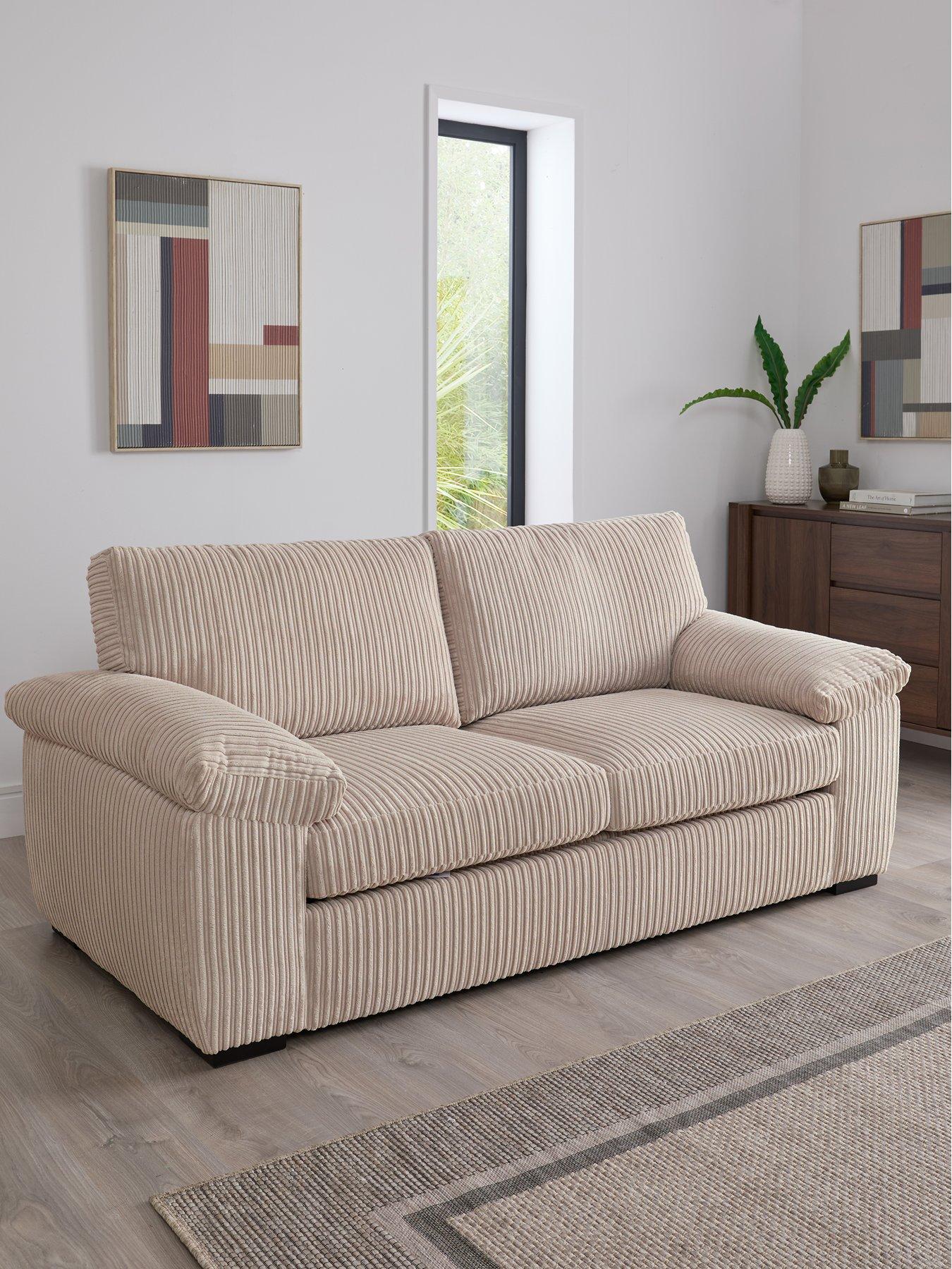 Image 1 of 7 of The Very Collection Amalfi Standard Back Fabric Sofa Bed - FSC&reg; Certified