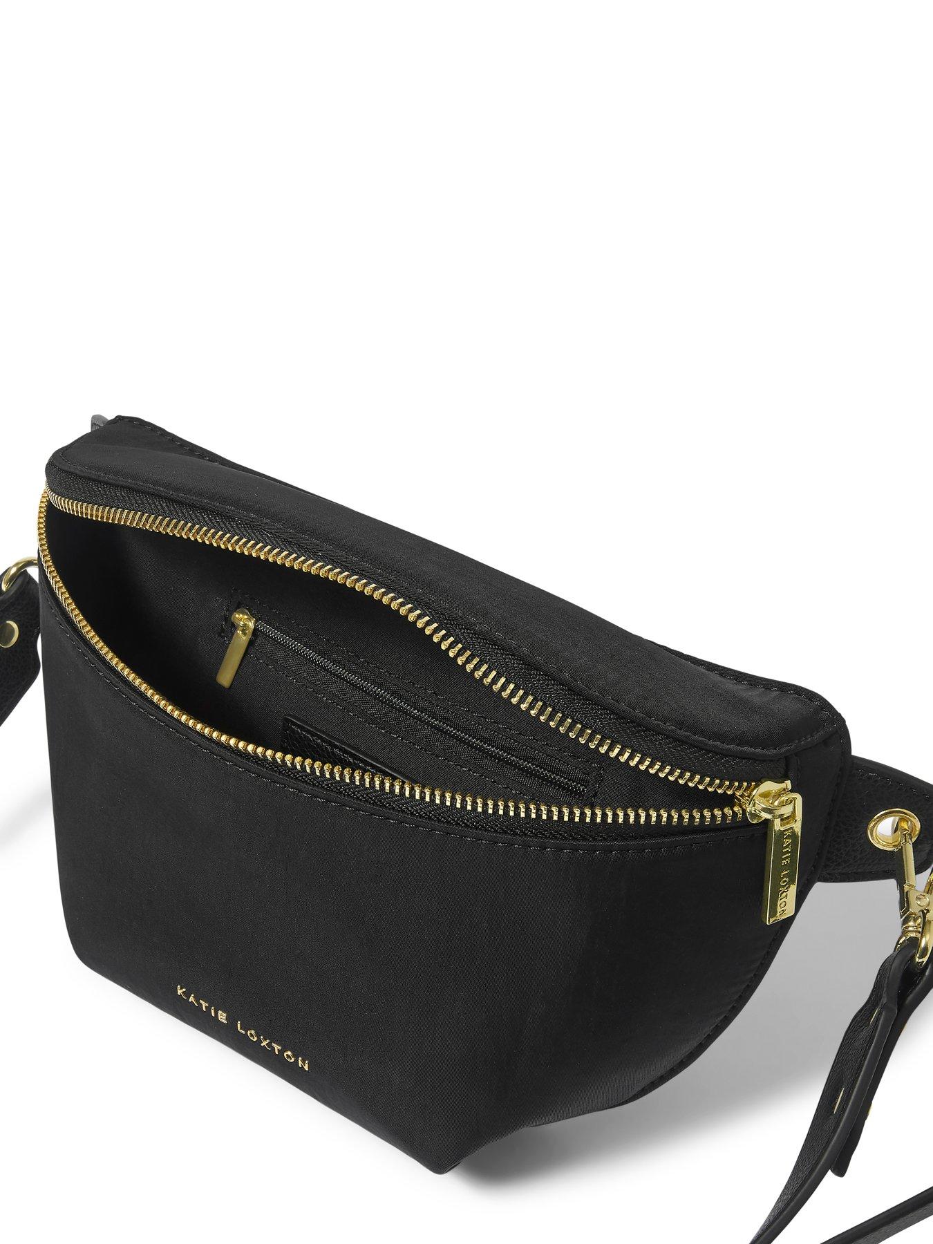 katie-loxton-nylon-lux-belt-bag-blackstillFront