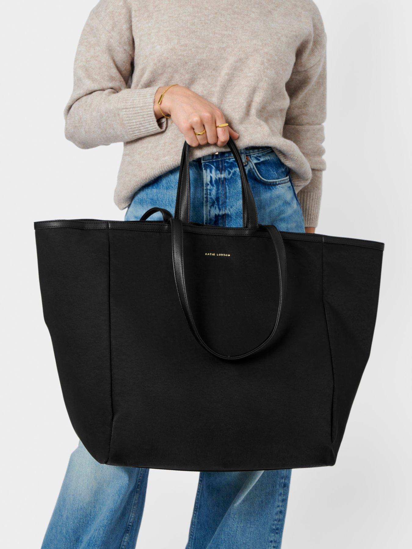 katie-loxton-nylon-lux-oversized-tote-bag-blackoutfit