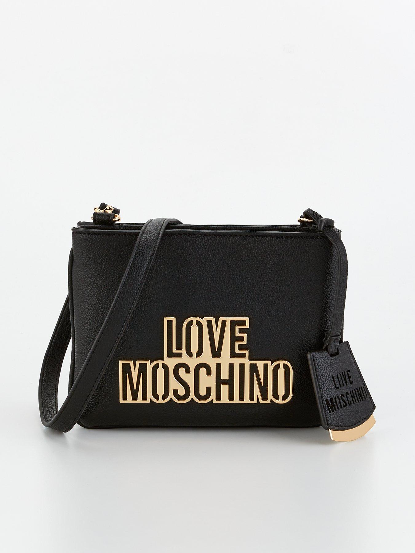 Moschino logo crossbody bag sale