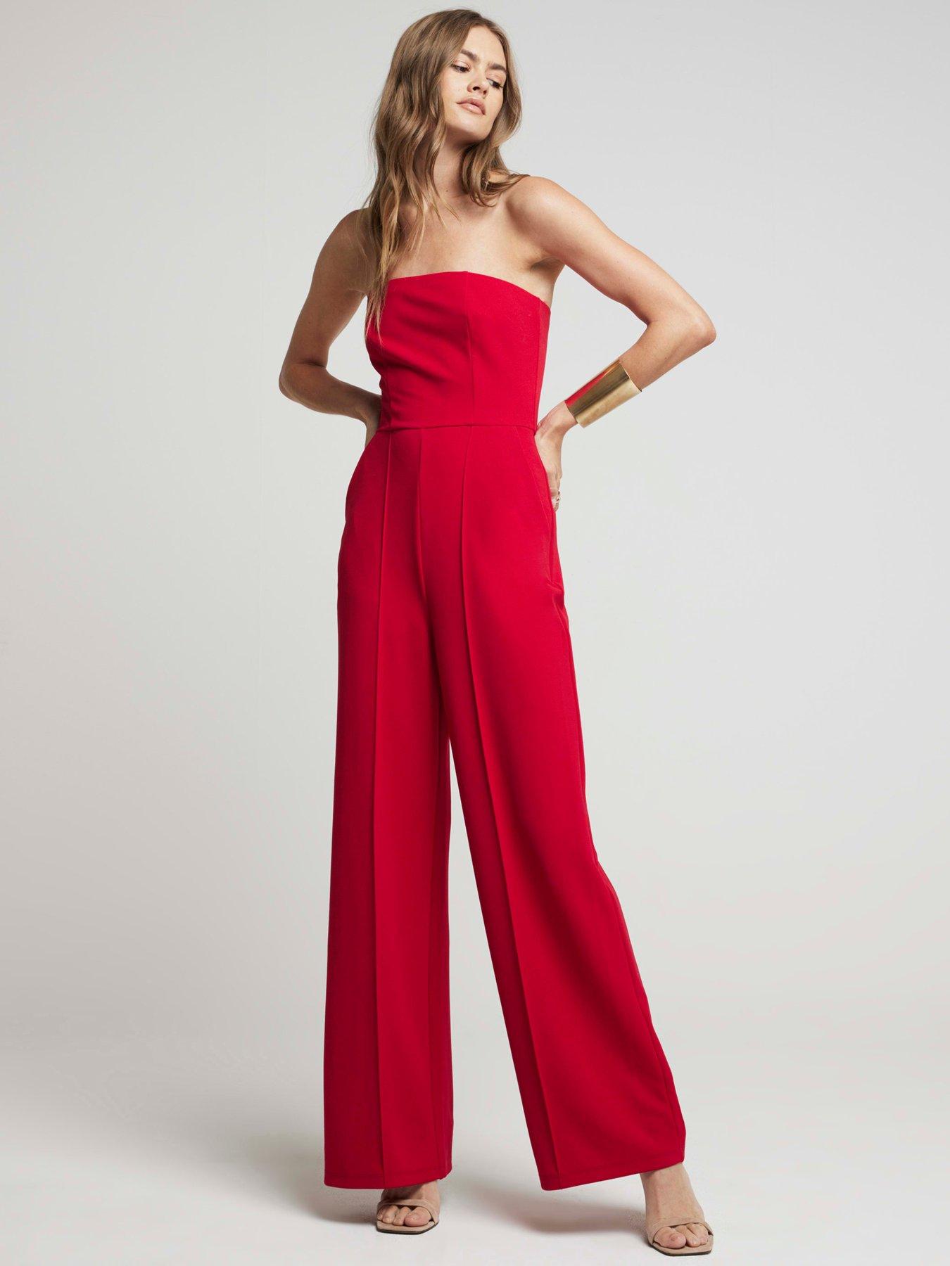 river-island-bandeau-wide-leg-jumpsuit-red