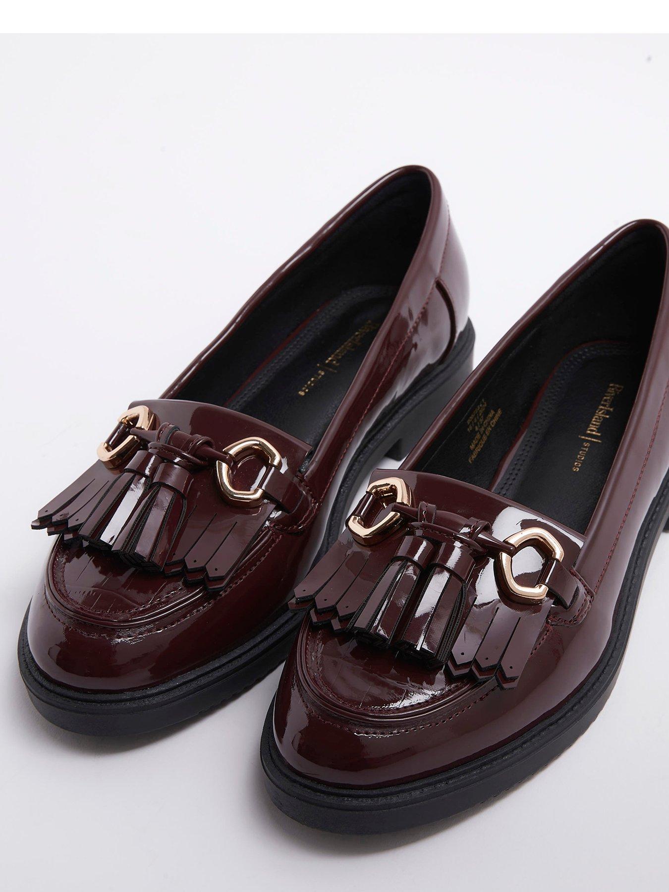 river-island-tassel-detail-patent-loafer-dark-reddetail