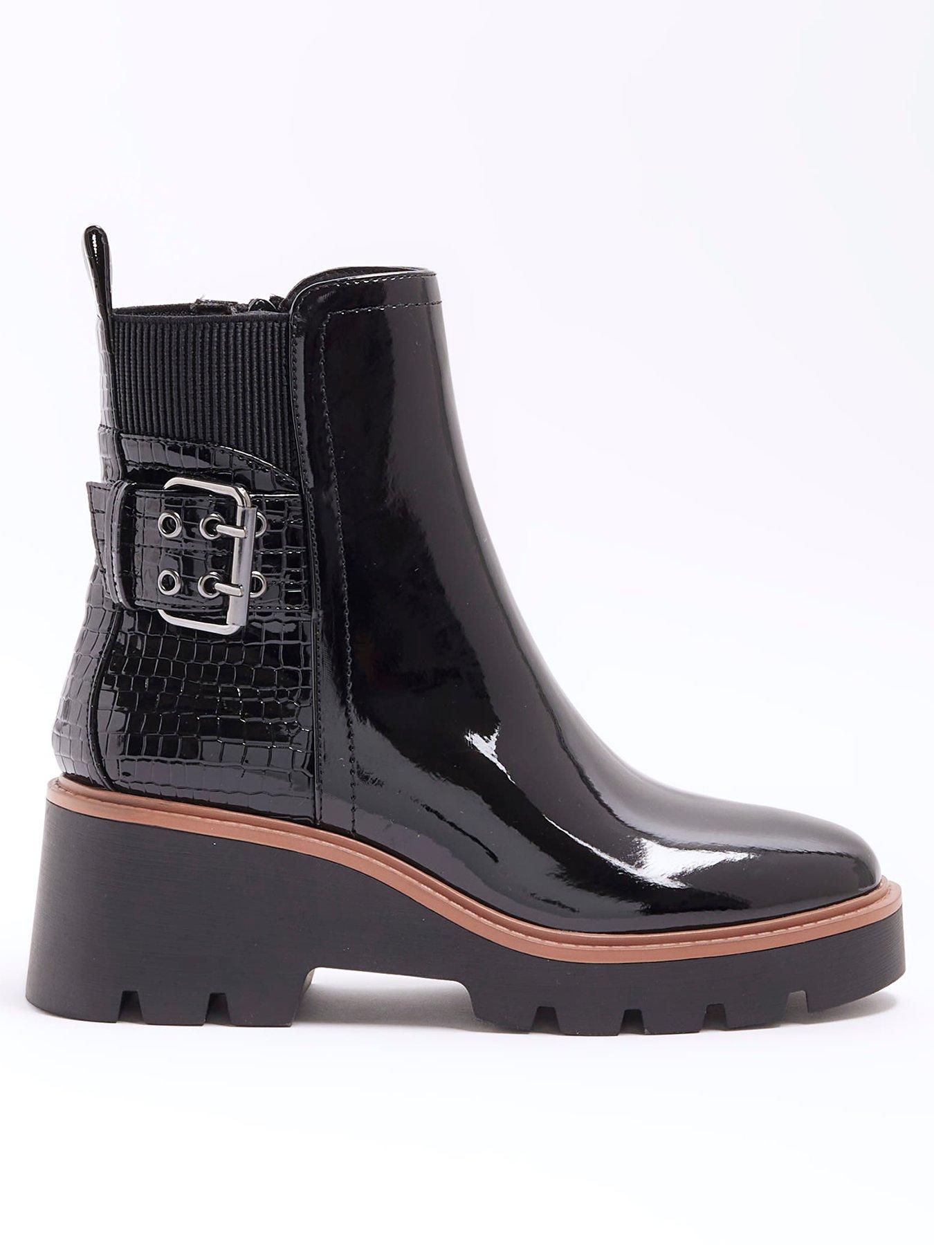 river-island-wide-fit-chelsea-boot-with-buckle-black