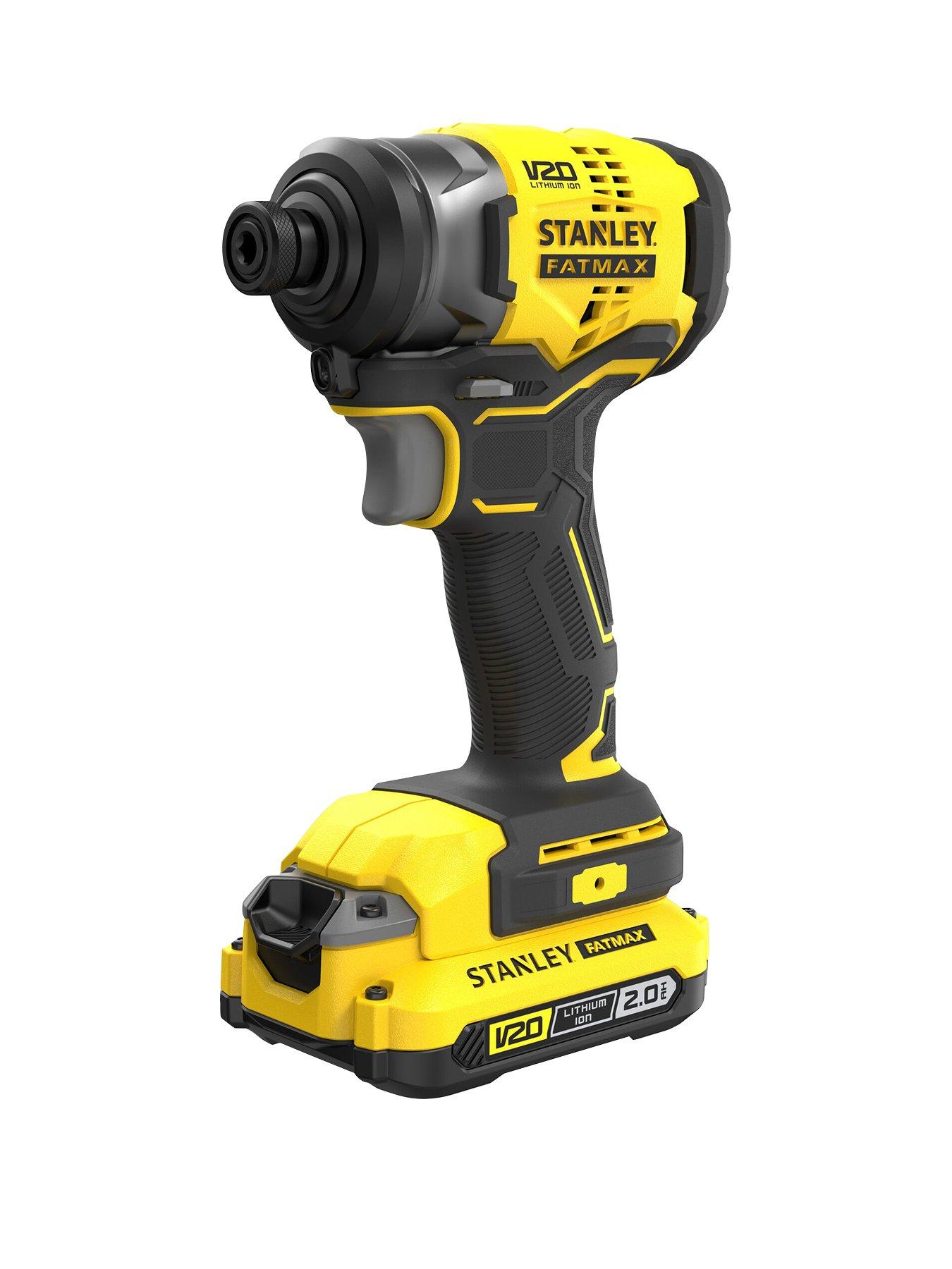 Stanley FatMax 18V V20 Cordless Brushless Impact Driver 1 x 2.0Ah Battery SFMCF810D1K GB Very Ireland