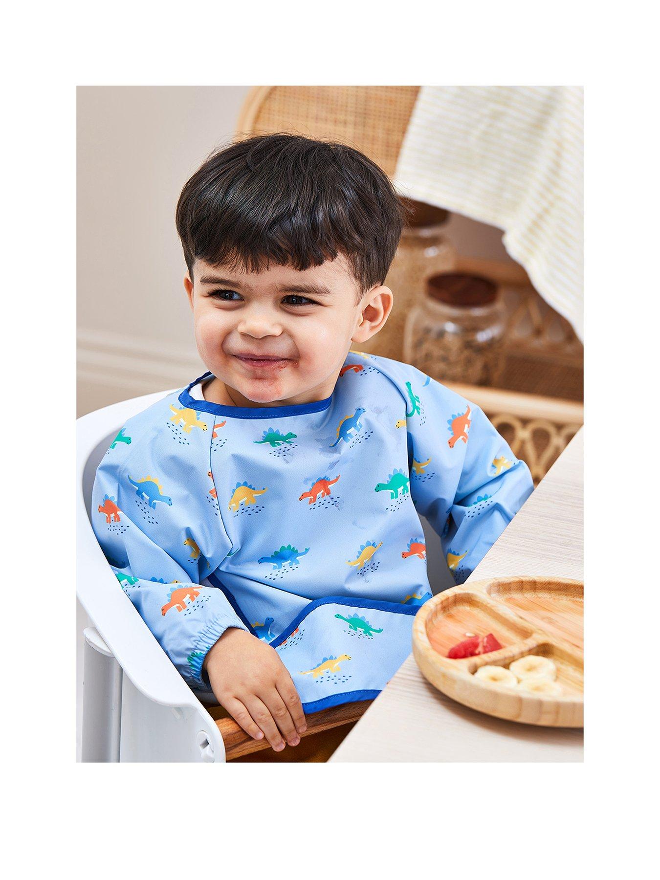 jojo-maman-bebe-blue-dino-deluxe-sleeved-bib-1-2-yearsback