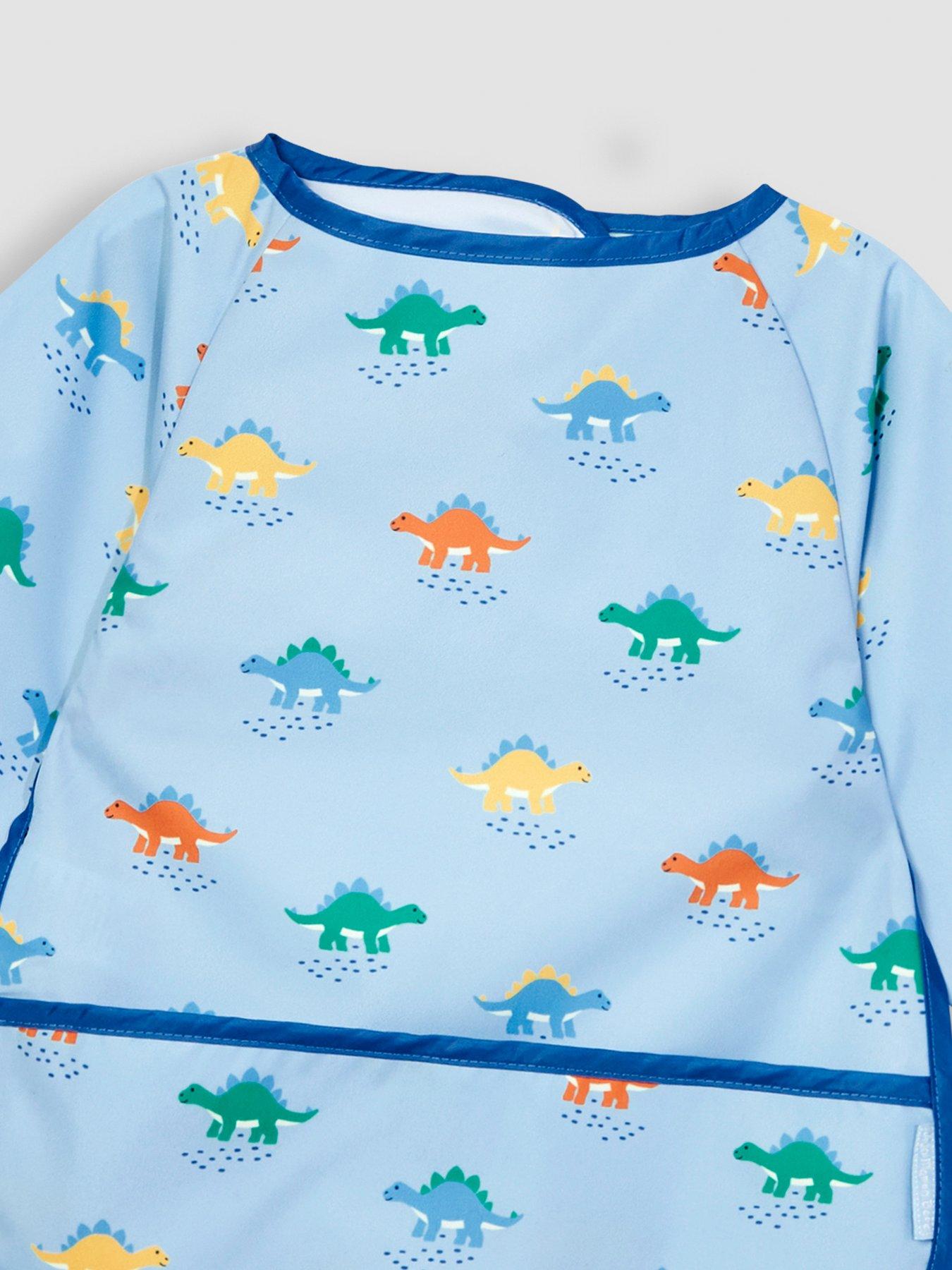 jojo-maman-bebe-blue-dino-deluxe-sleeved-bib-1-2-yearsdetail