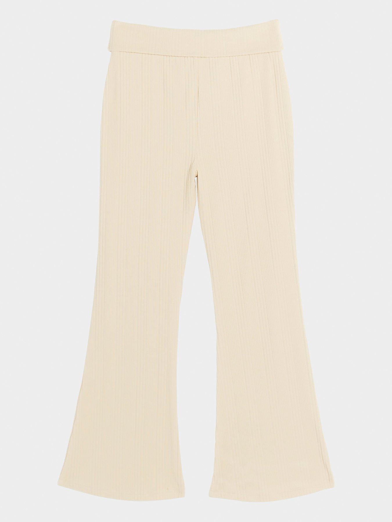 river-island-girls-ribbed-fold-over-waist-leggings-beige