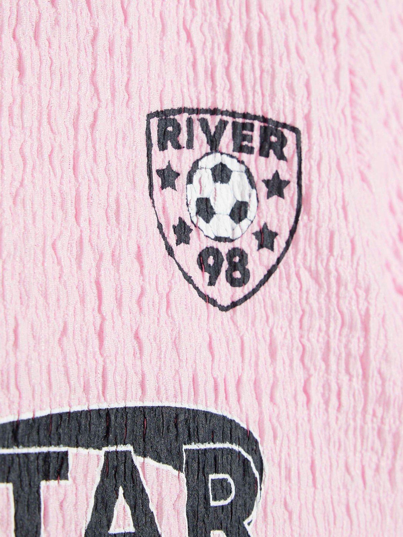 river-island-older-girl-textured-football-t-shirt-pinkoutfit