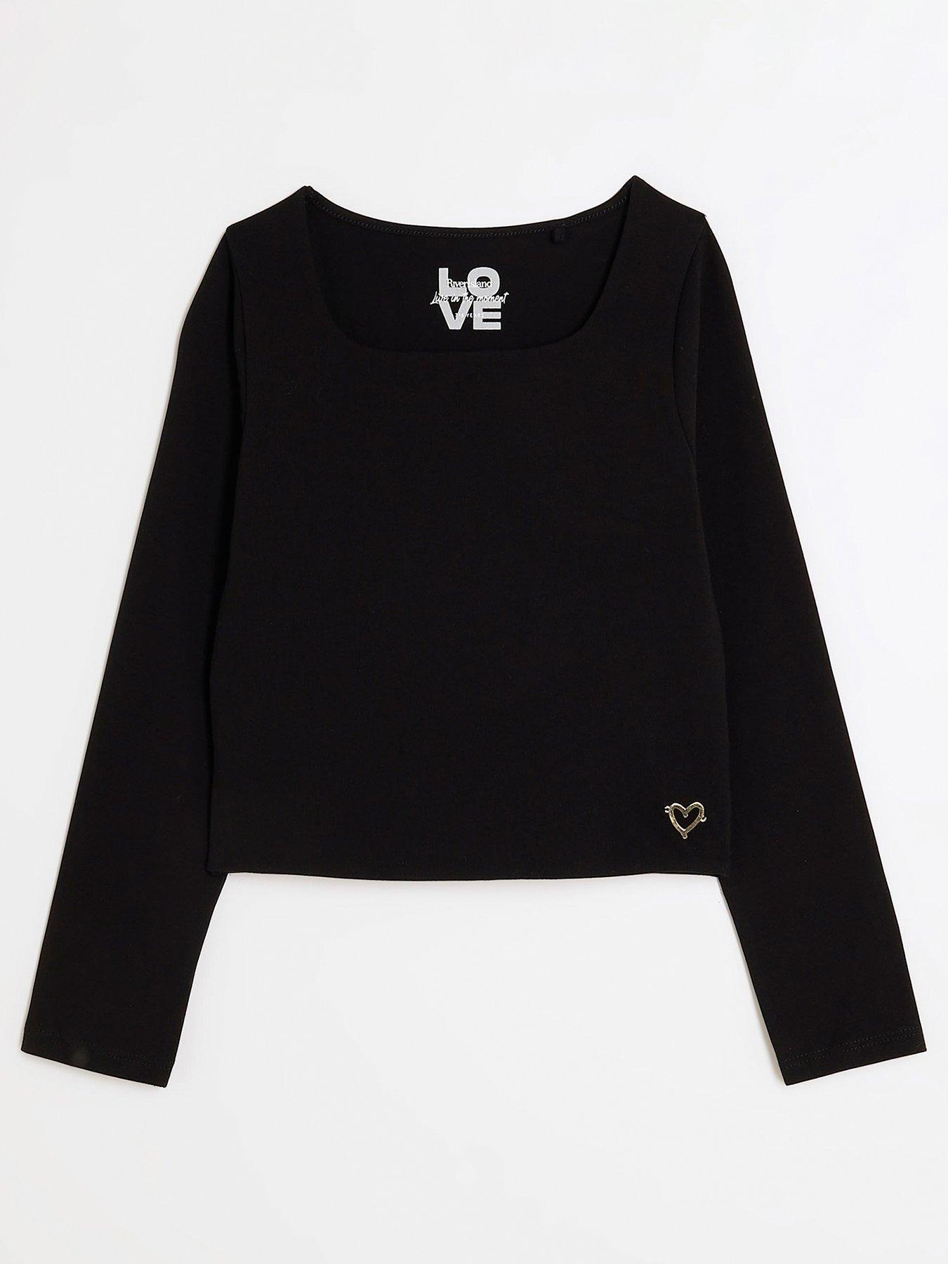 river-island-girls-square-neck-long-sleeve-top-black