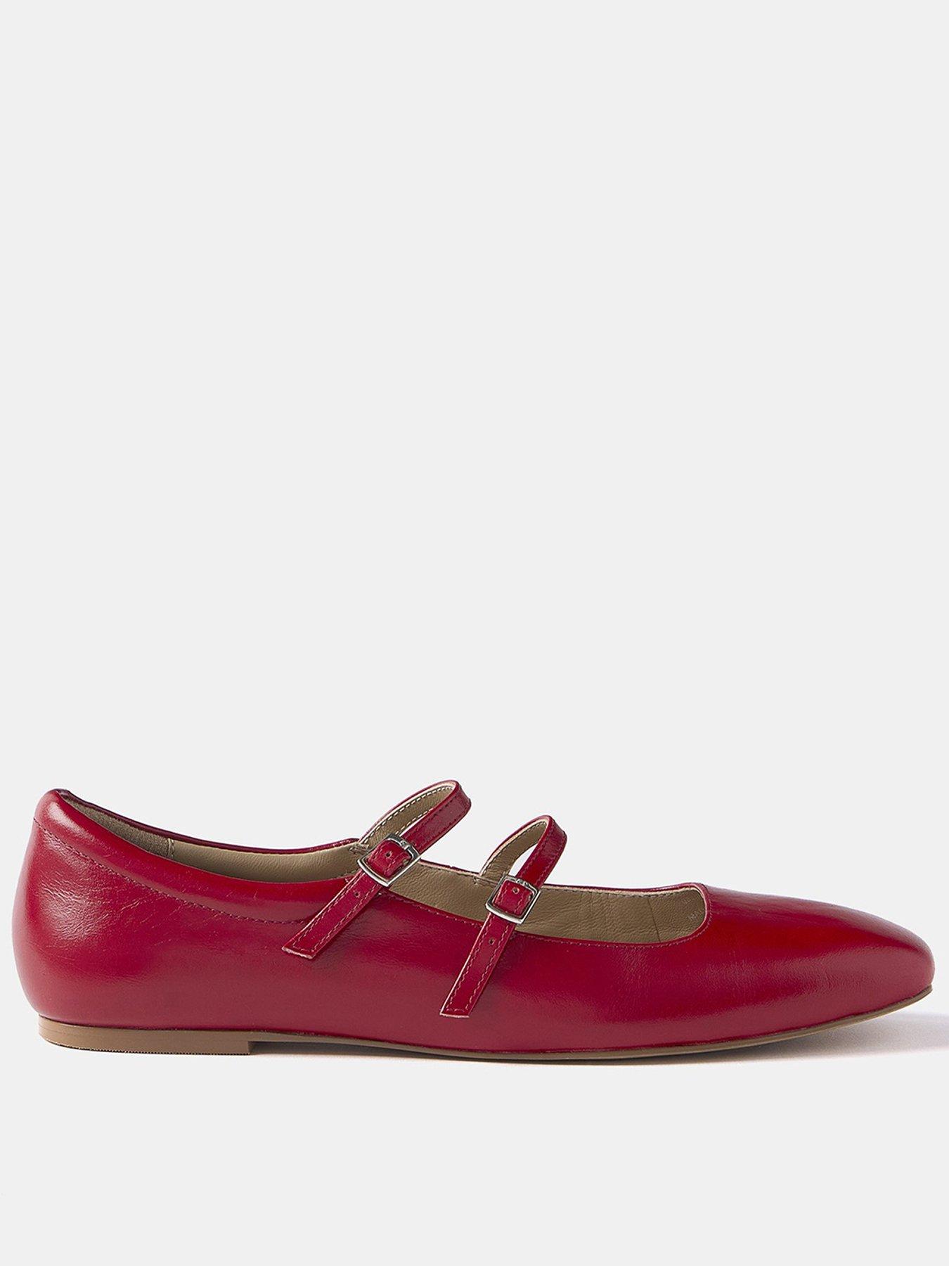 mint-velvet-mj-red-leather-ballet-pumps