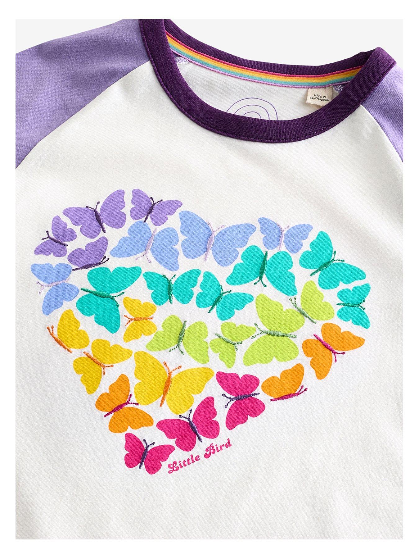 little-bird-butterfly-rainbow-short-sleeved-t-shirt-multiback