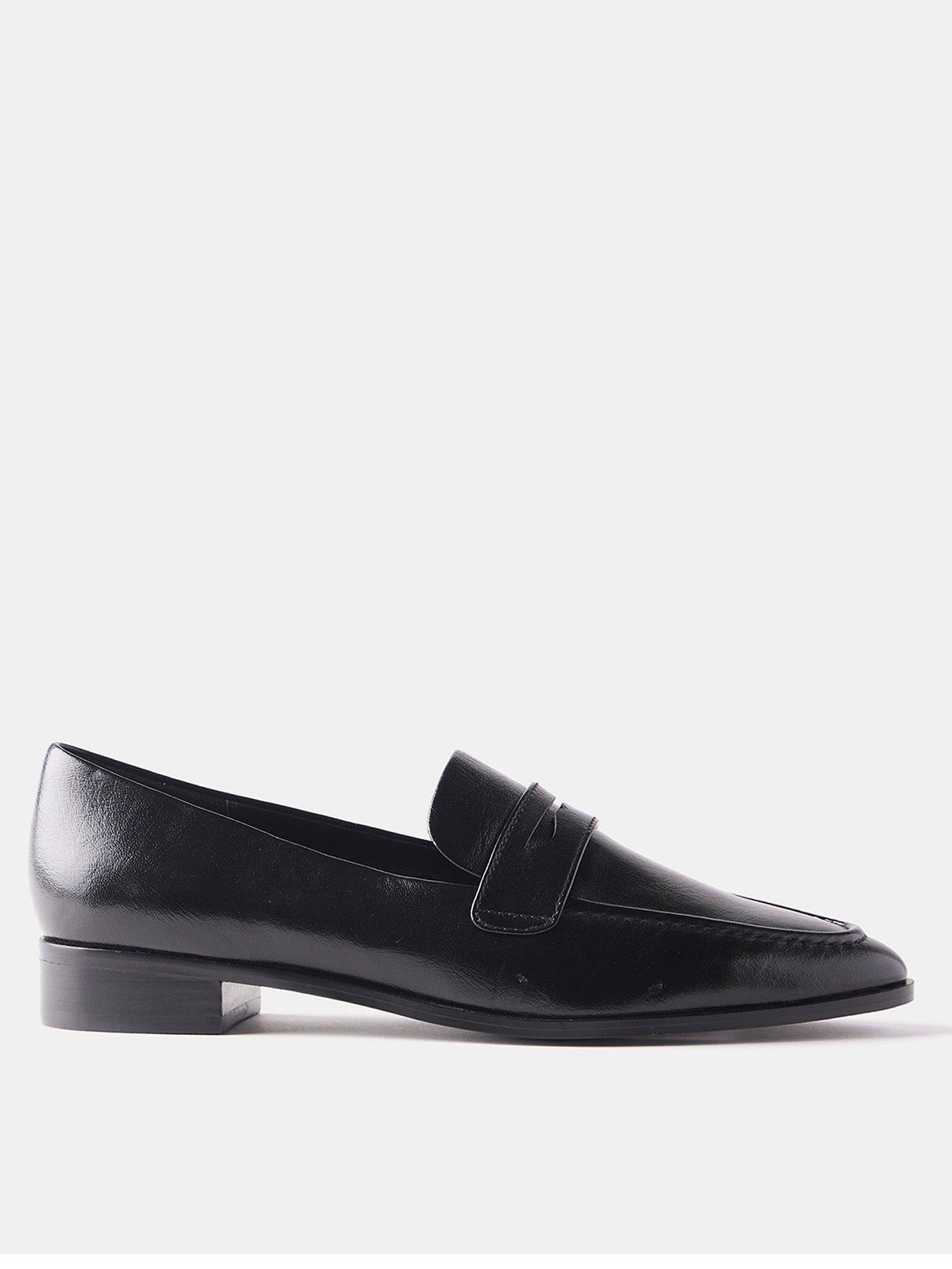 mint-velvet-clark-black-leather-loafer