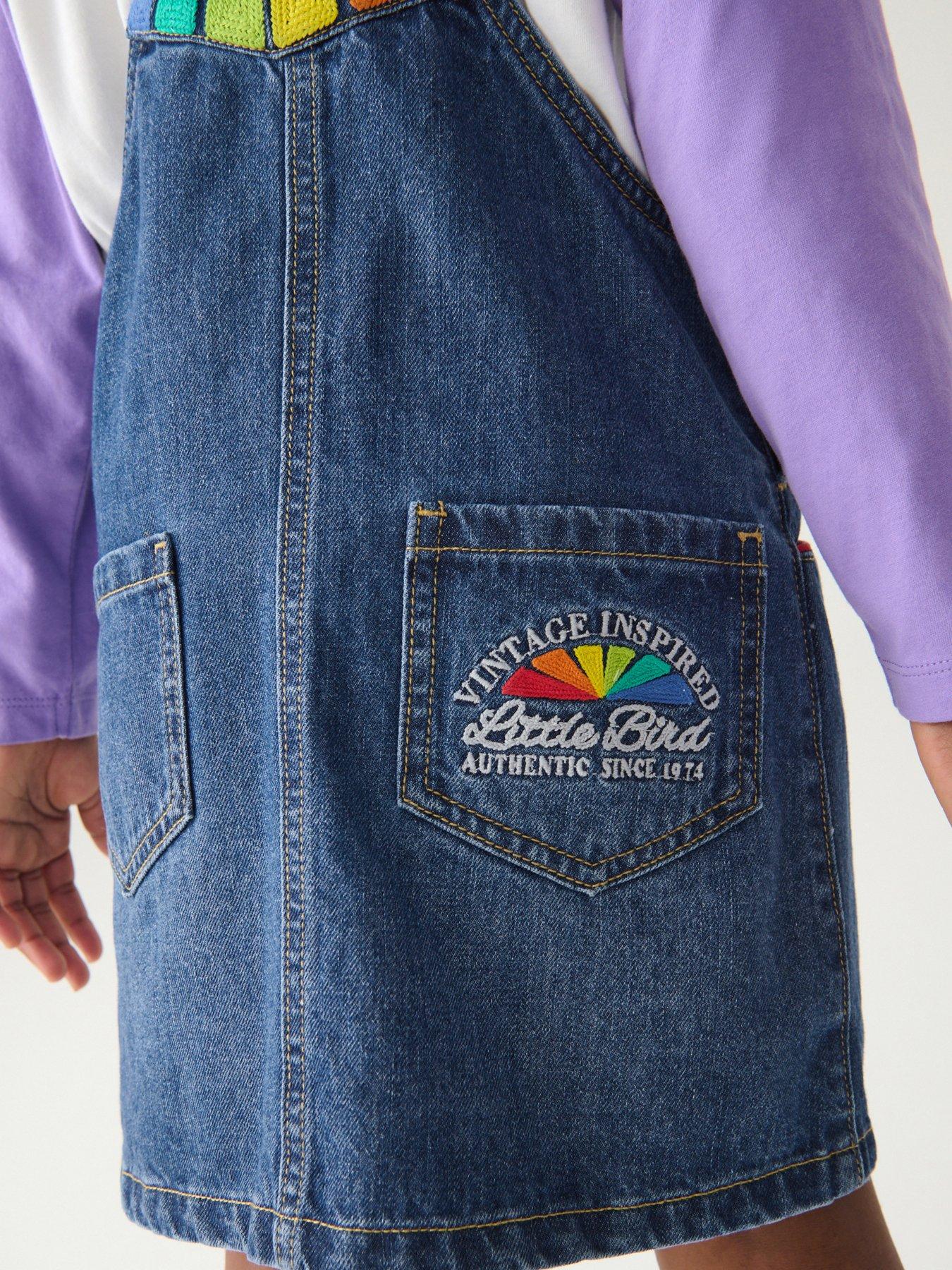 little-bird-little-bird-denim-rainbow-pinafore-dressstillFront