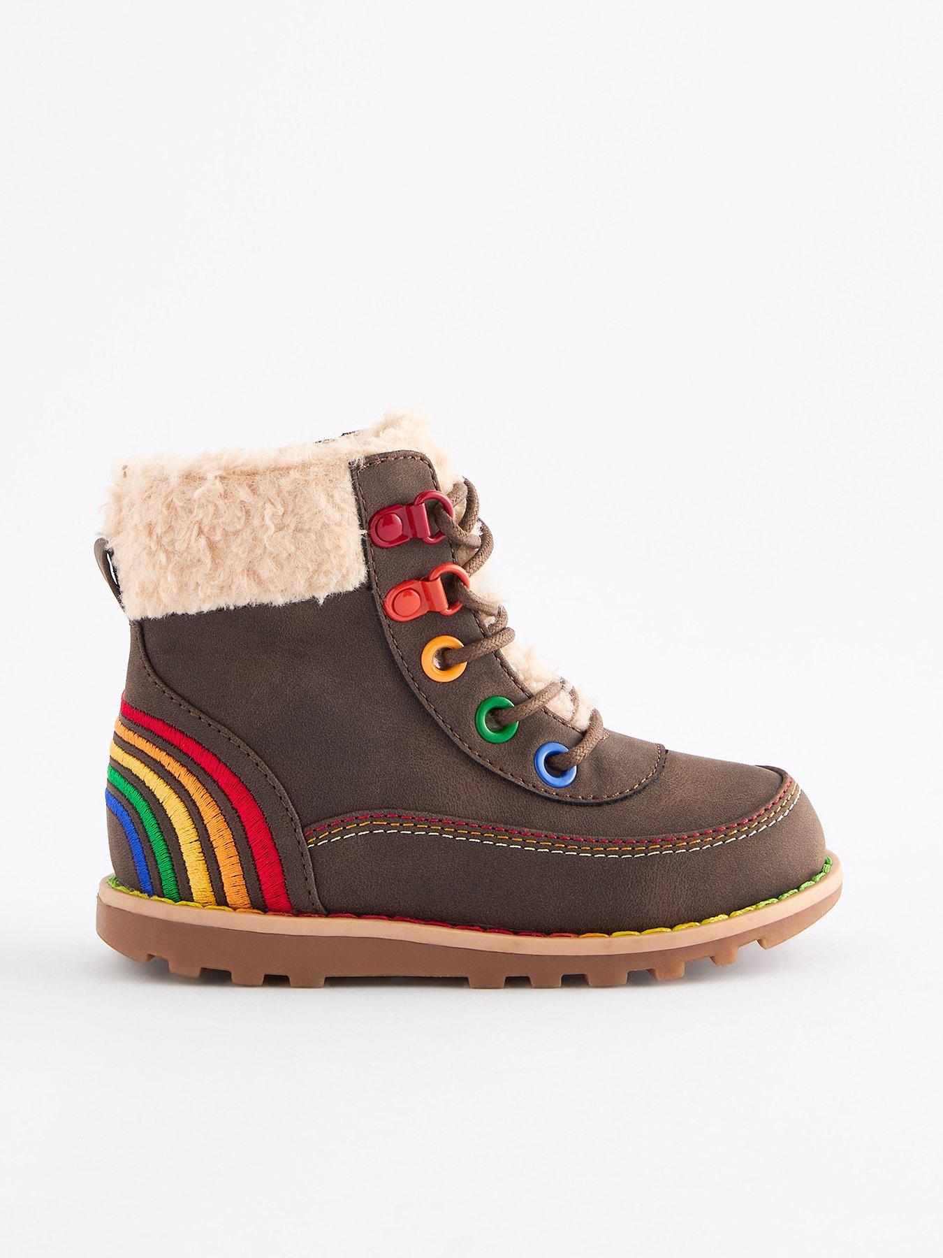 little-bird-little-bird-brown-rainbow-lace-up-hiker-bootfront