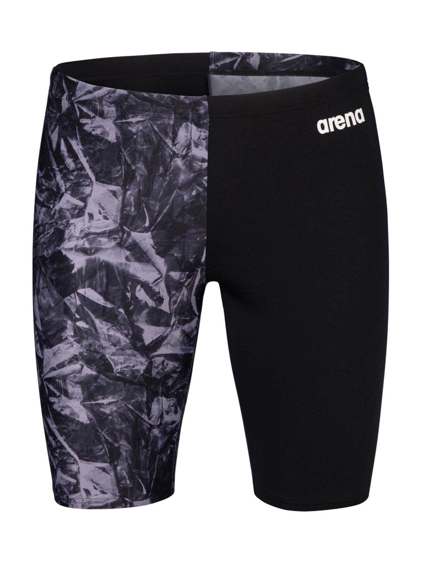 arena-mens-team-crackle-jammer--blackgreyback