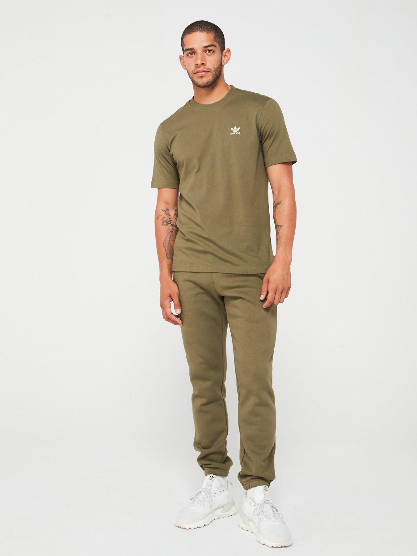 adidas-originals-mens-essential-trefoil-tee-oliveback