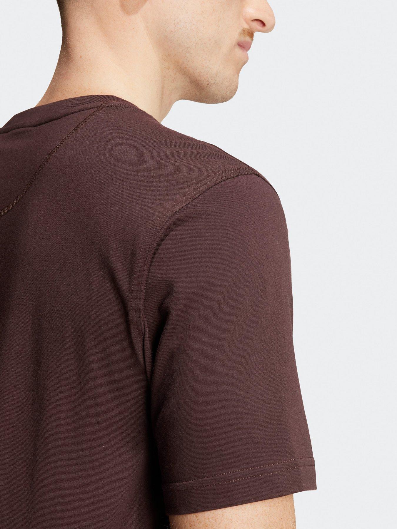 adidas-originals-mens-essential-trefoil-tee-browndetail