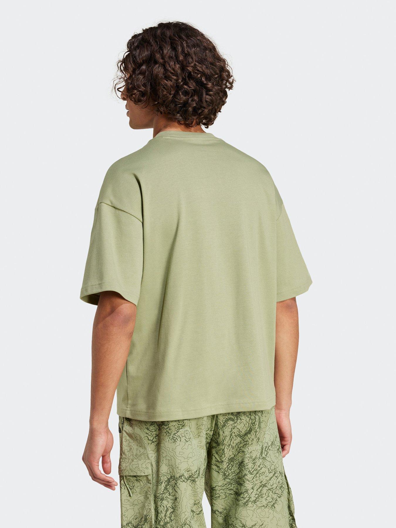 adidas-sportswear-mens-city-escape-tee-dark-greenstillFront