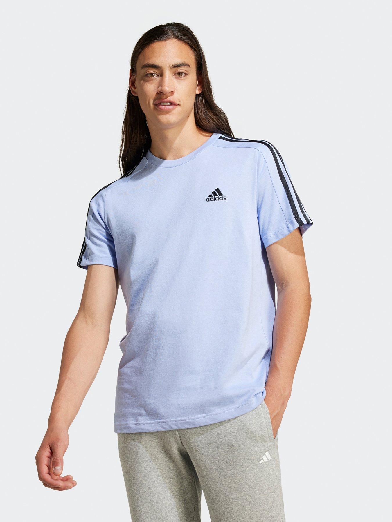 adidas-sportswear-mens-3-stripe-single-jersey-tee-bluefront