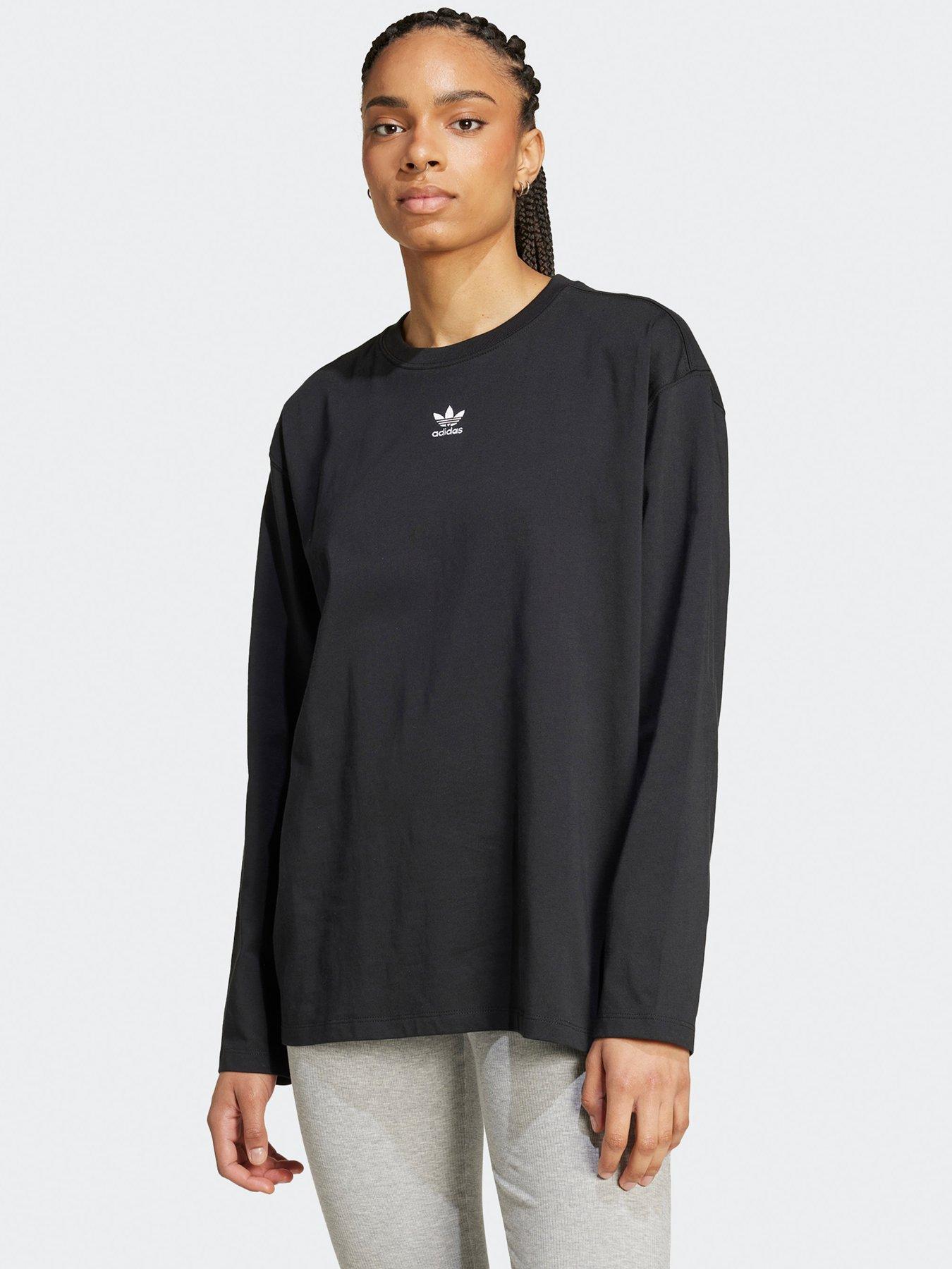 adidas-originals-womens-3-stripe-longsleeve-tee-blackfront