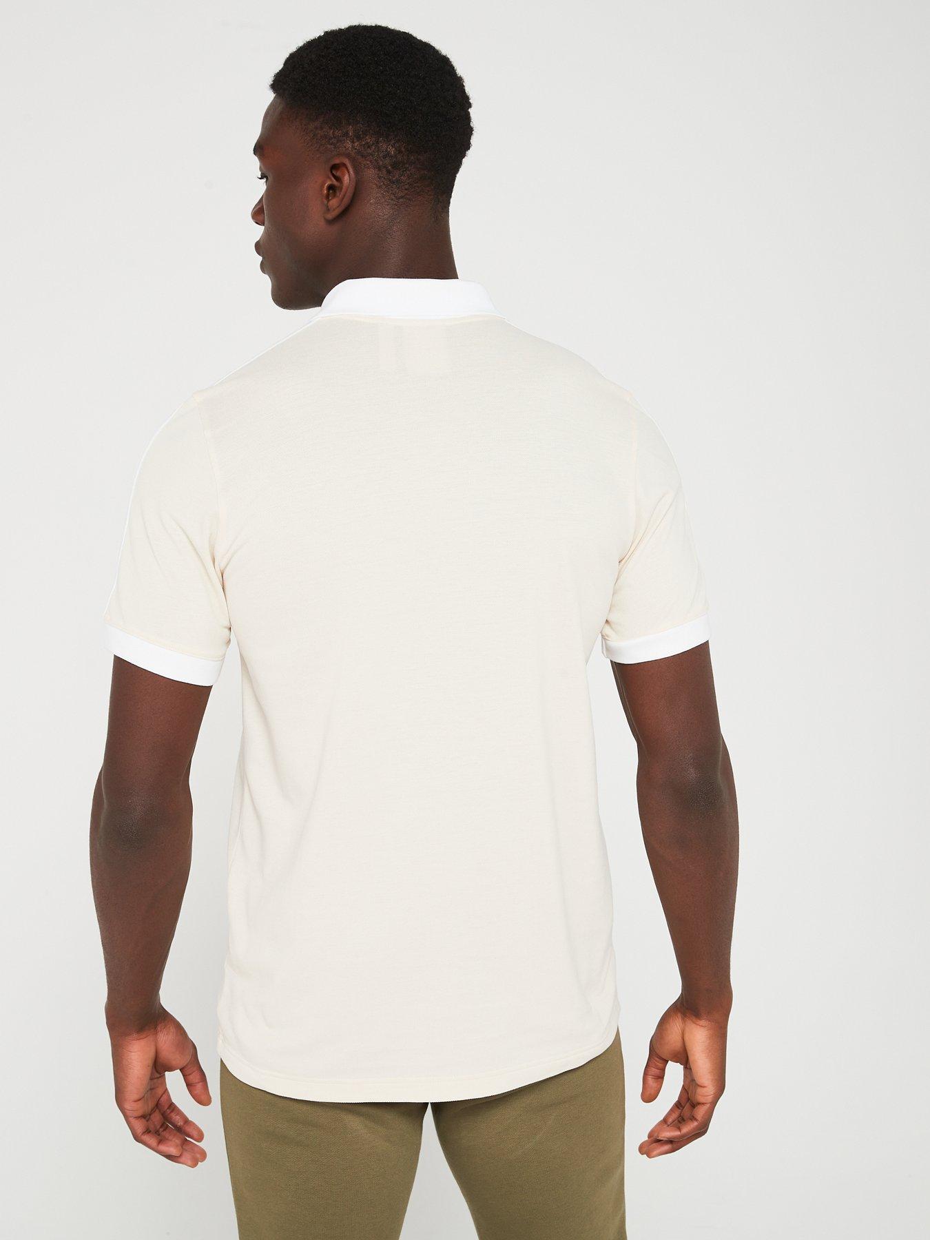 Image 2 of 5 of adidas Originals Mens 3-Stripes Polo - White