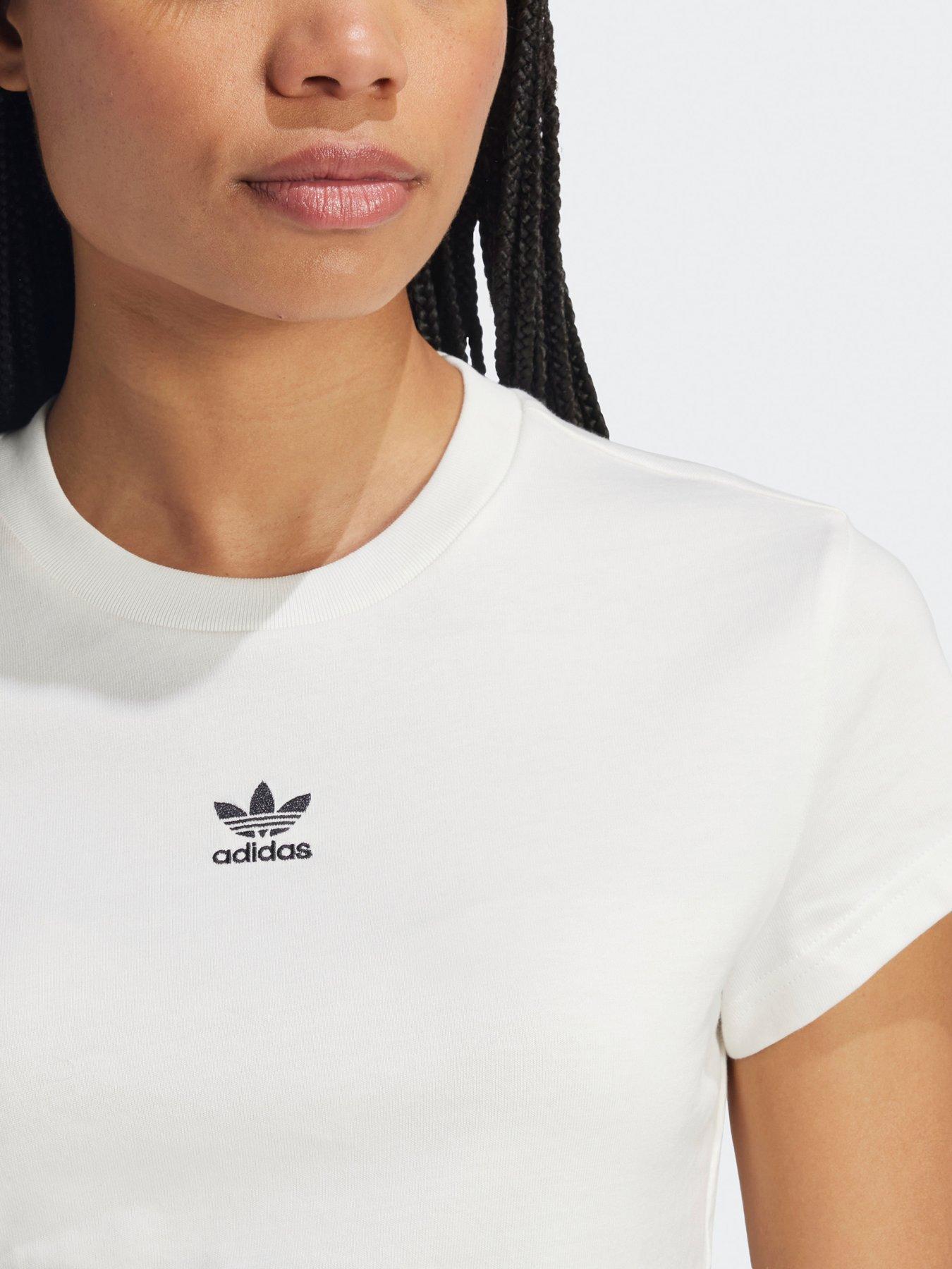 adidas-originals-womens-essentials-slim-tee-whiteoutfit