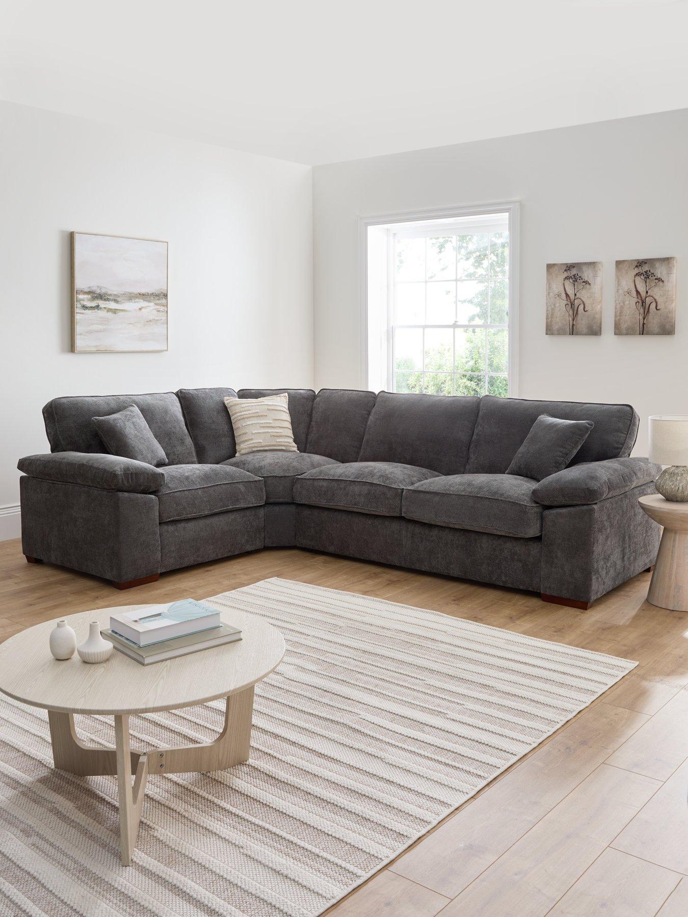 The Very Collection Tuscany Fabric Left Hand Corner Sofa - Made to Order in the UK