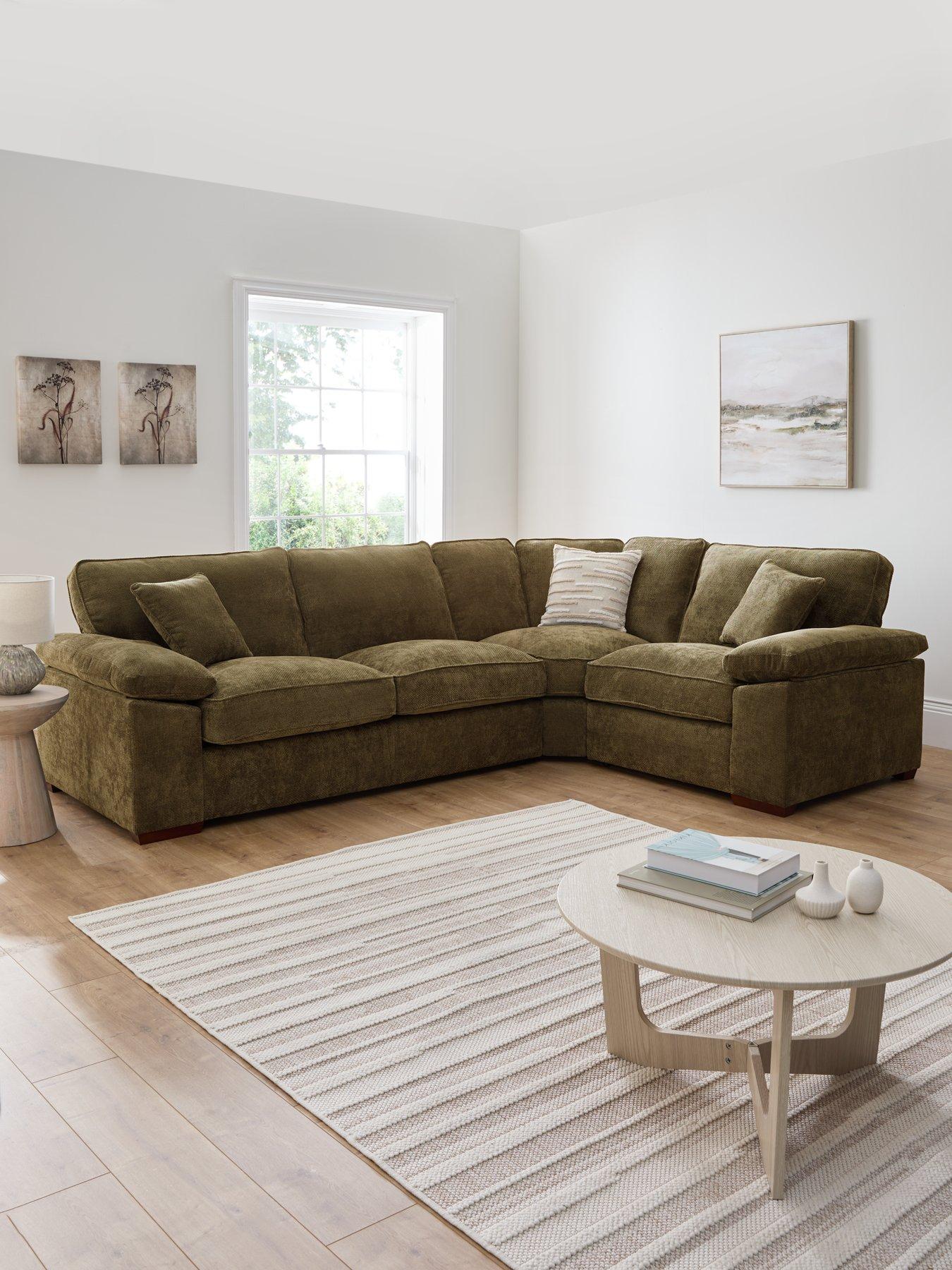The Very Collection Tuscany Fabric Right Hand Corner Sofa - Made to Order in the UK