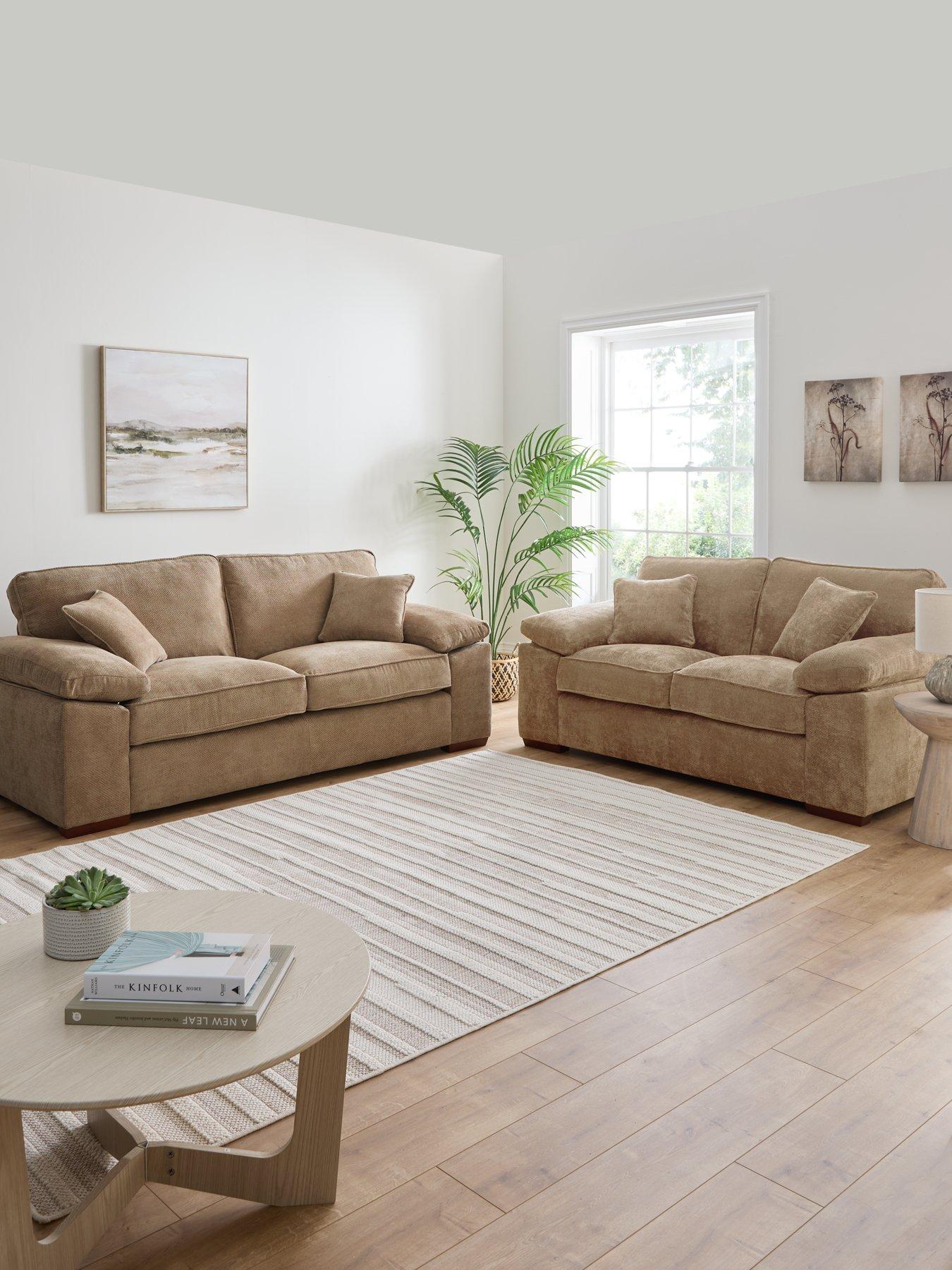 The Very Collection Tuscany Fabric 3 + 2 Seater Sofa Set (Buy  &  SAVE!) - Made to Order in the UK - FSC® Certified