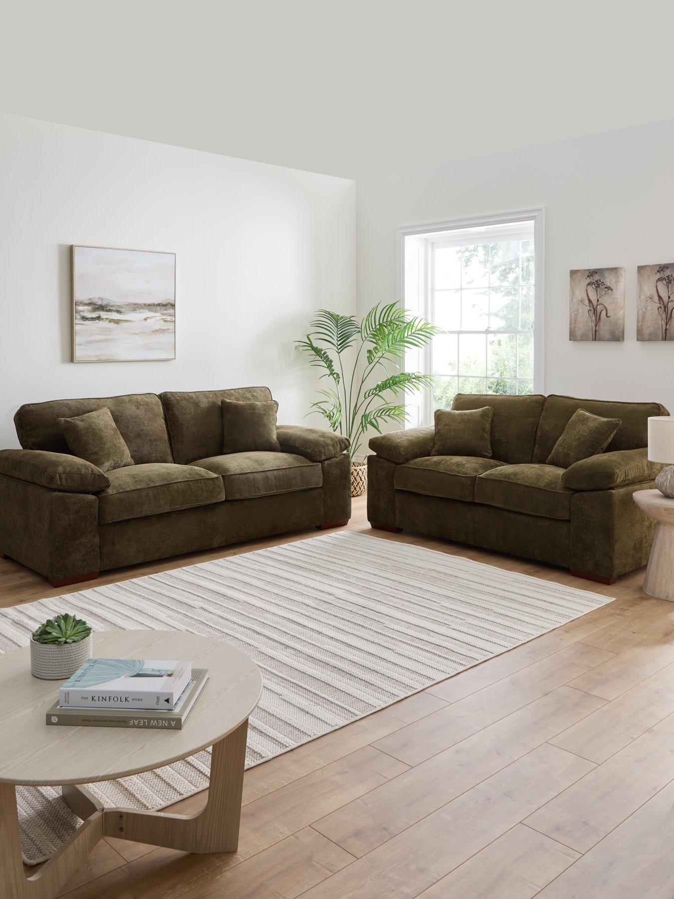 The Very Collection Tuscany Fabric 3 + 2 Seater Sofa Set (Buy  &  SAVE!) - Made to Order in the UK - FSC® Certified