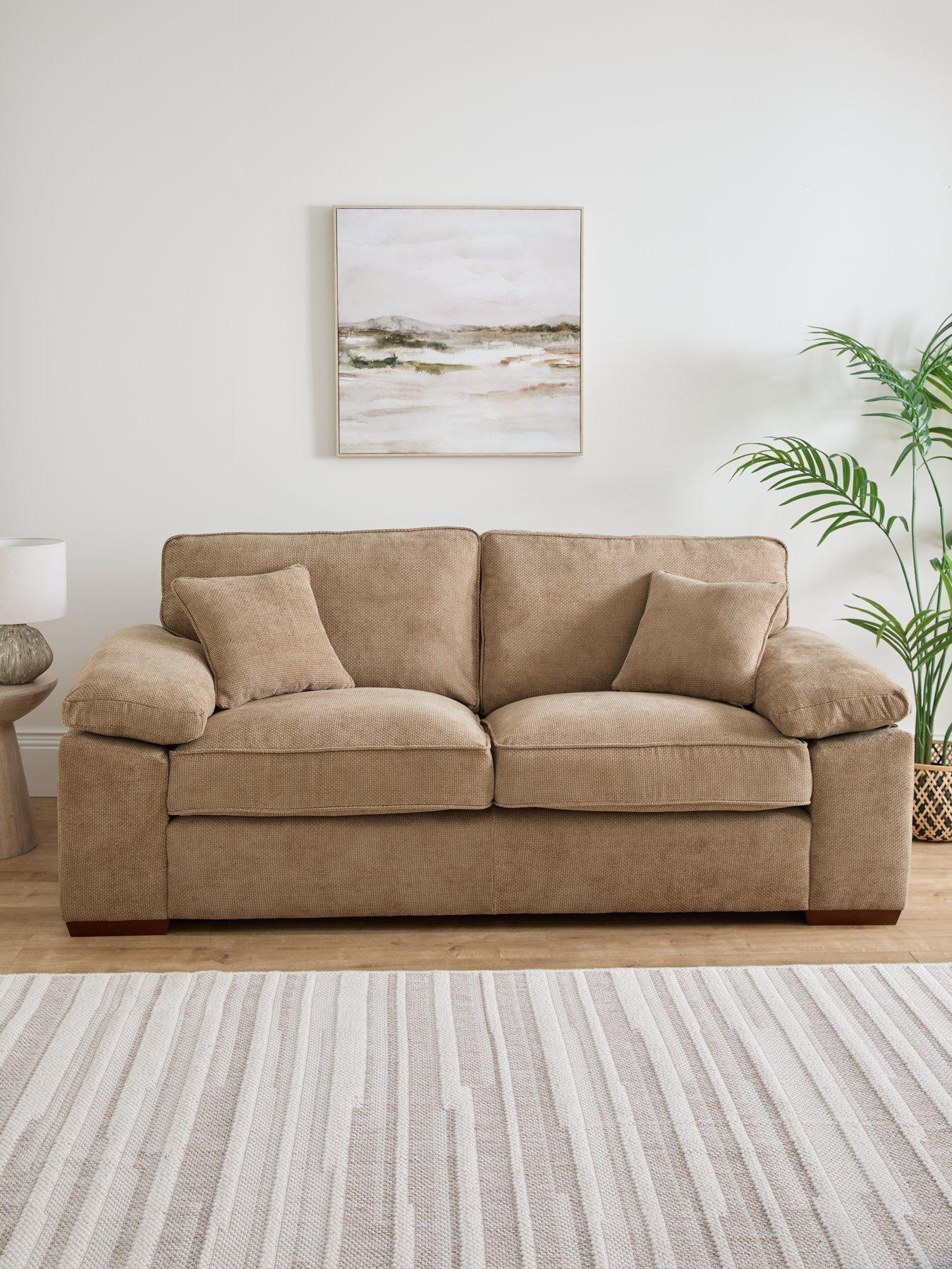 The Very Collection Tuscany Fabric 3 Seater Sofa - Made to Order in the UK