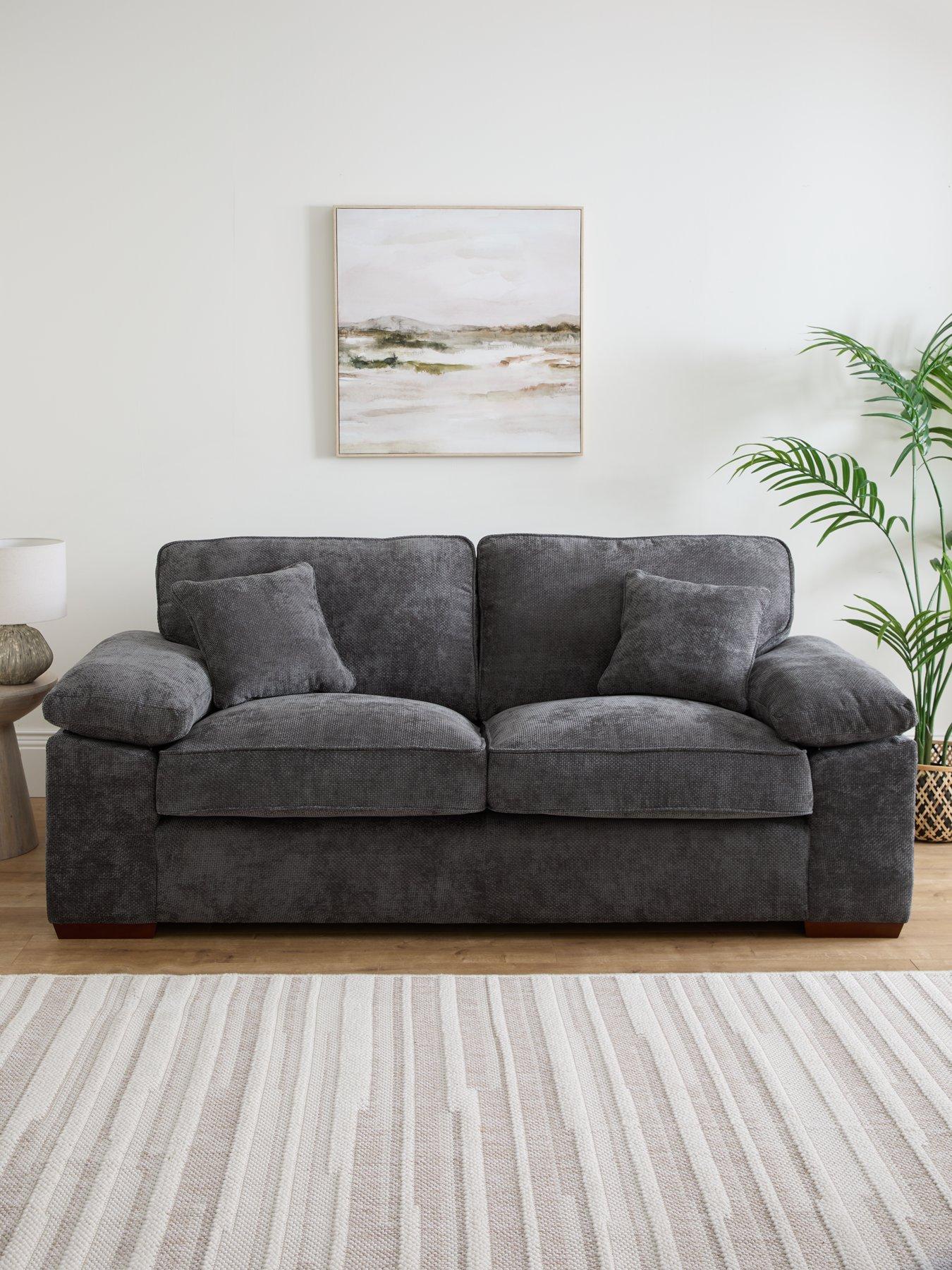 Very Home Tuscany Fabric 3 Seater Sofa - Made to Order in the UK