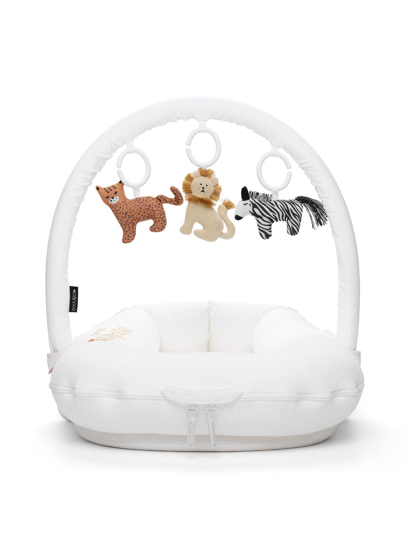 Image 5 of 7 of DockATot White Toy Arch with Day at the Zoo&nbsp;- White