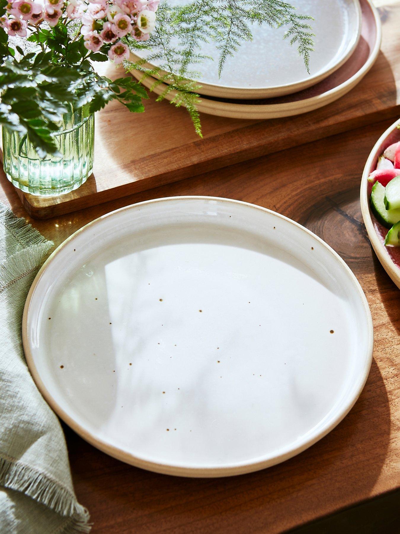 undefined Minerals Collection – Set of 4 Moonstone Side Plates